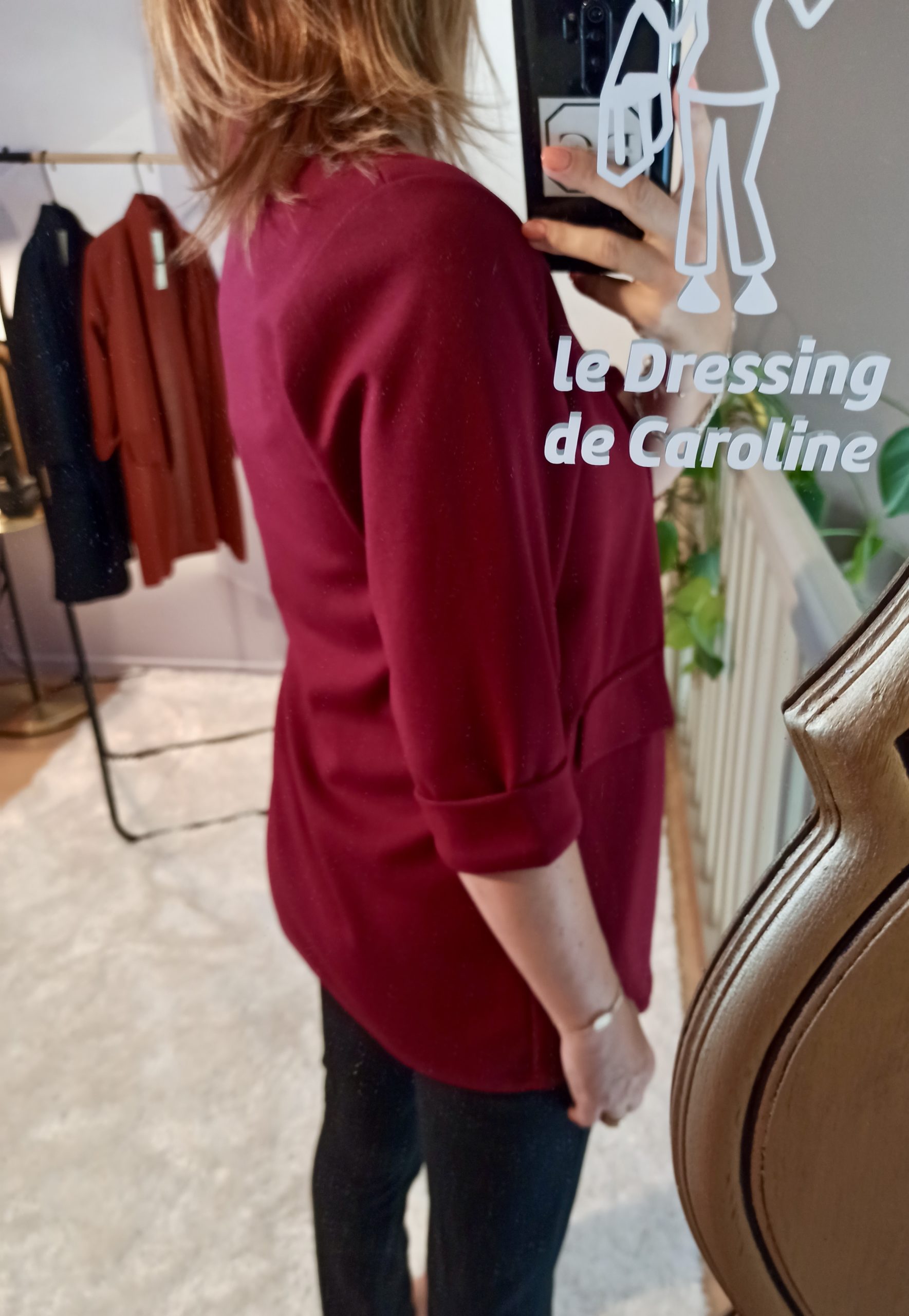 Veste Blazer Bordeaux – Image 4