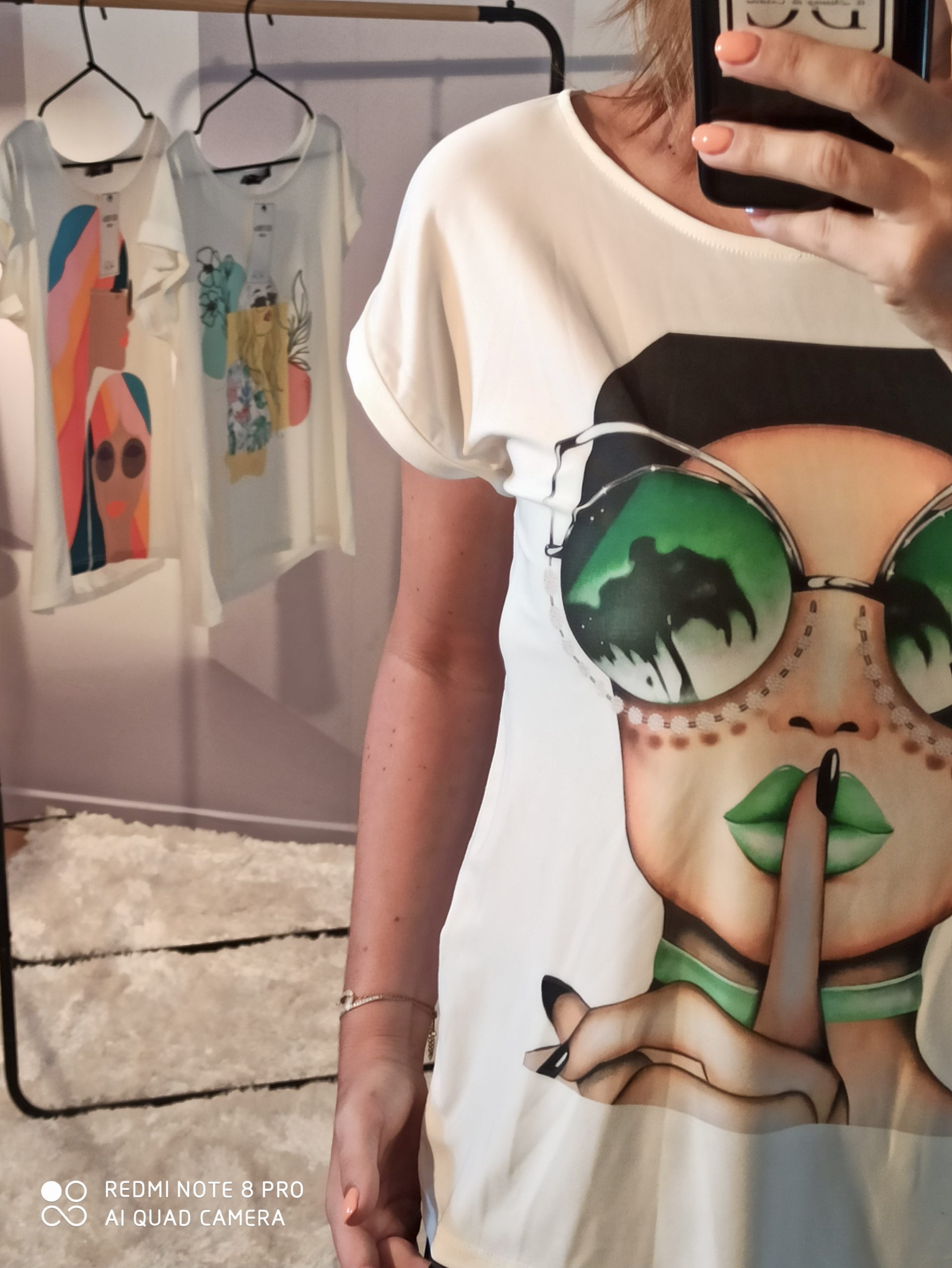 T-shirt Multicolore Femme Secrète – Image 3