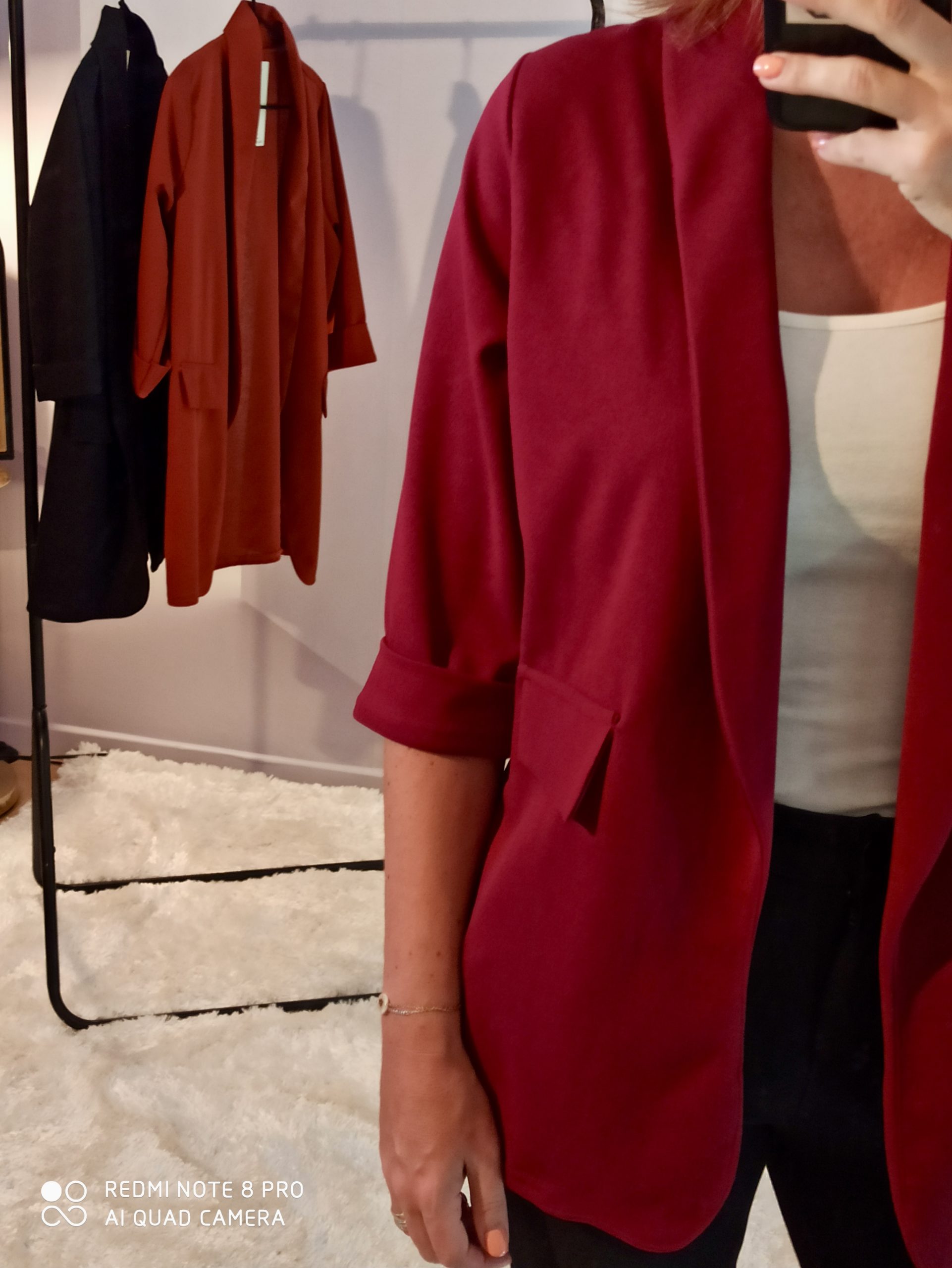 Veste Blazer Bordeaux – Image 2