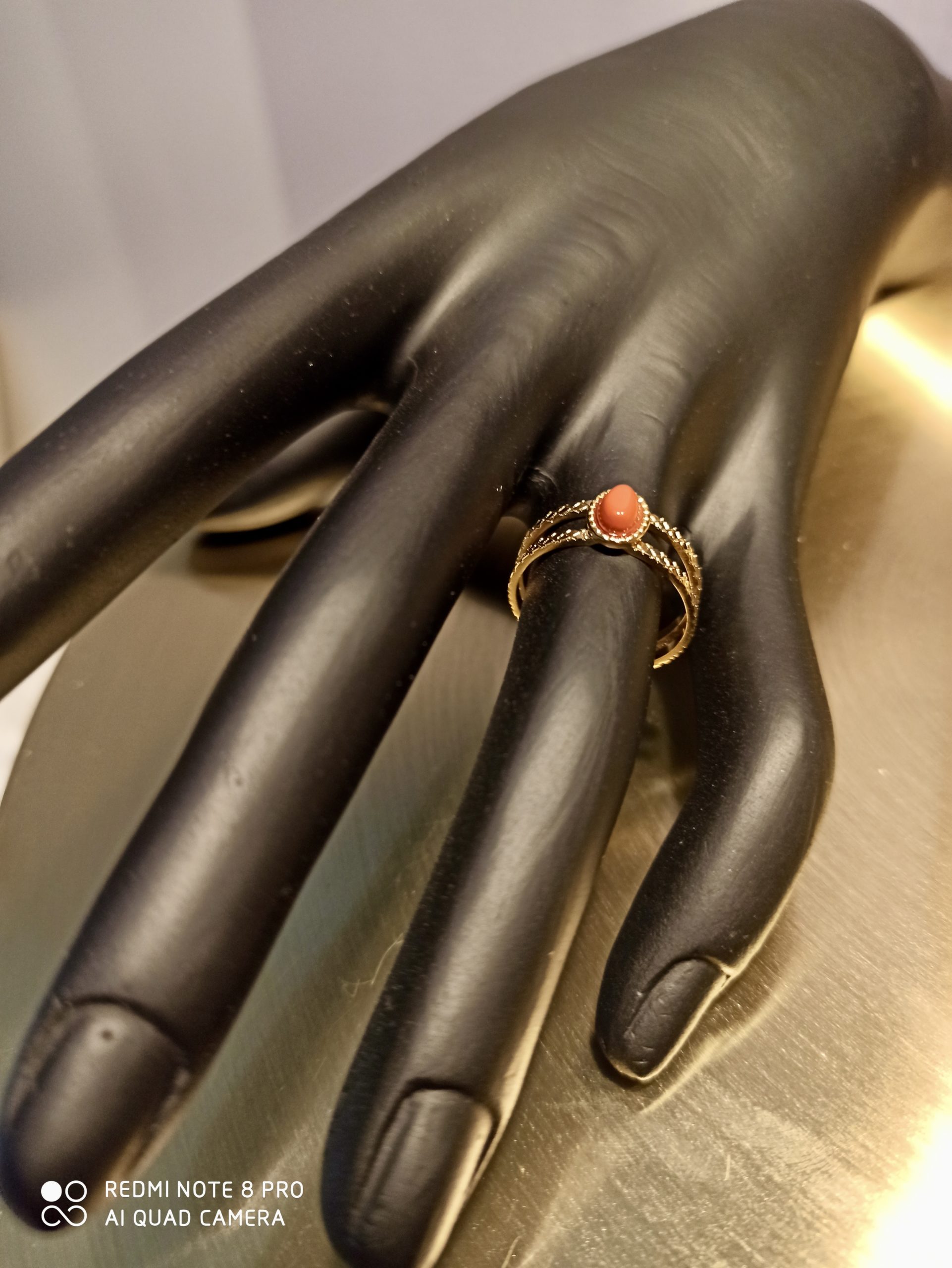 Bague Néfertiti Rouge