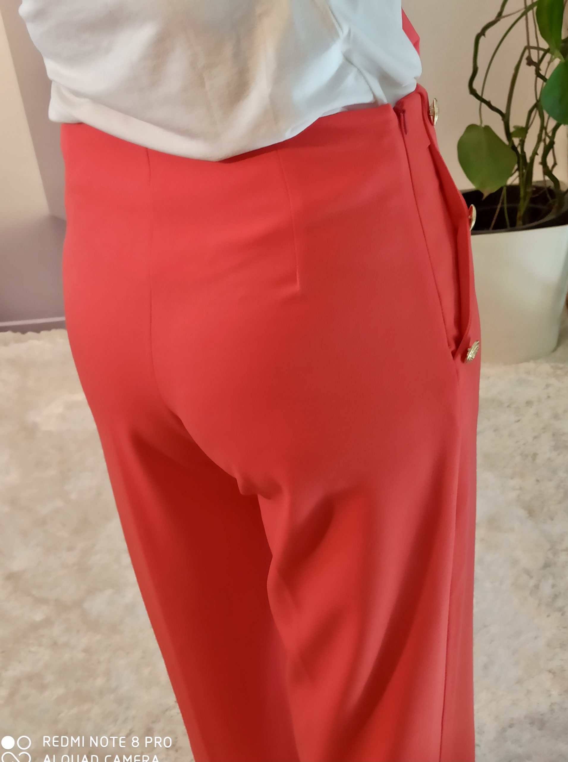 Pantalon Palazzo Large Corail – Image 6