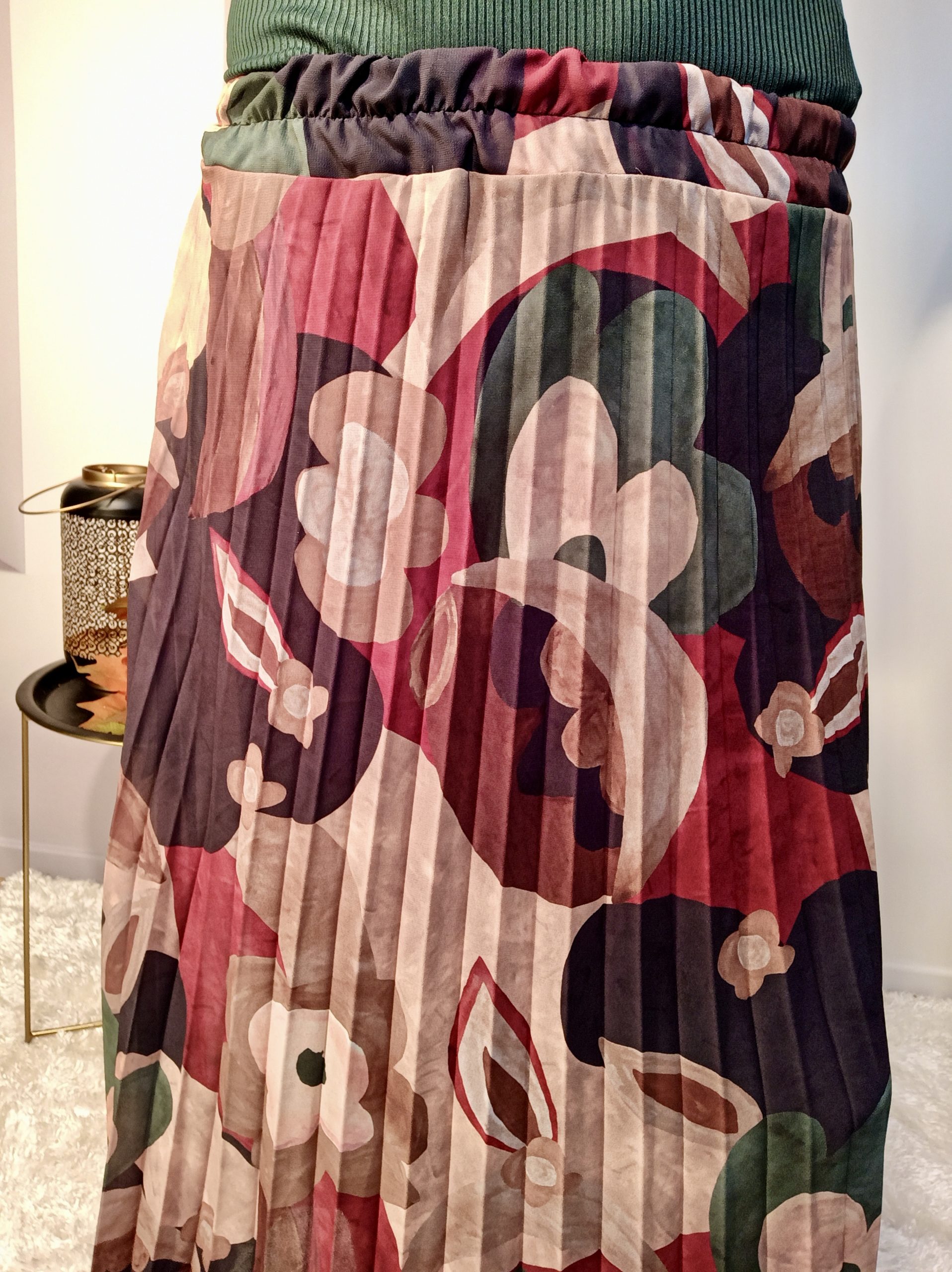 Jupe Plissée Fleurs – Image 2