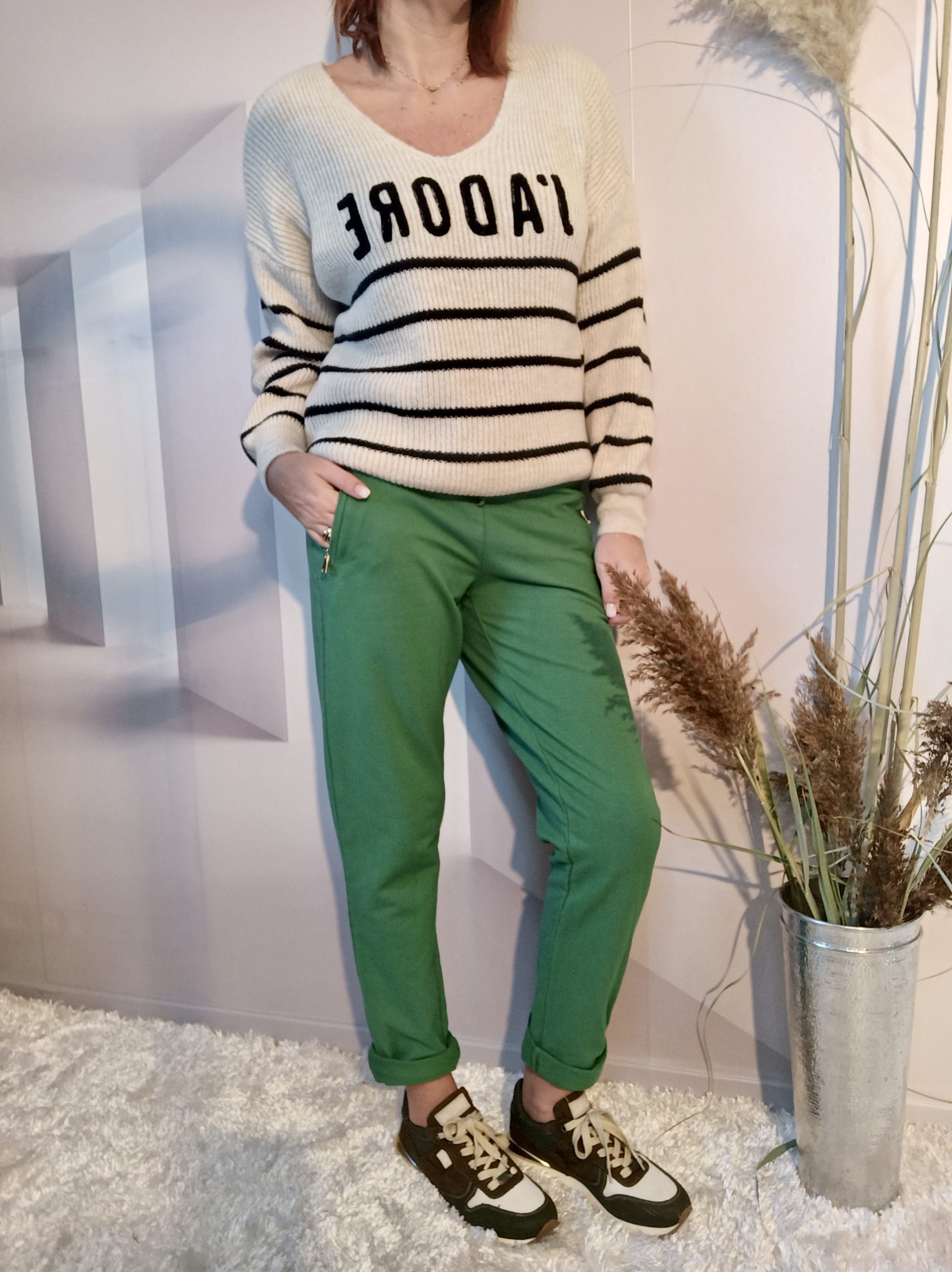 Pantalon Jog Vert – Image 4