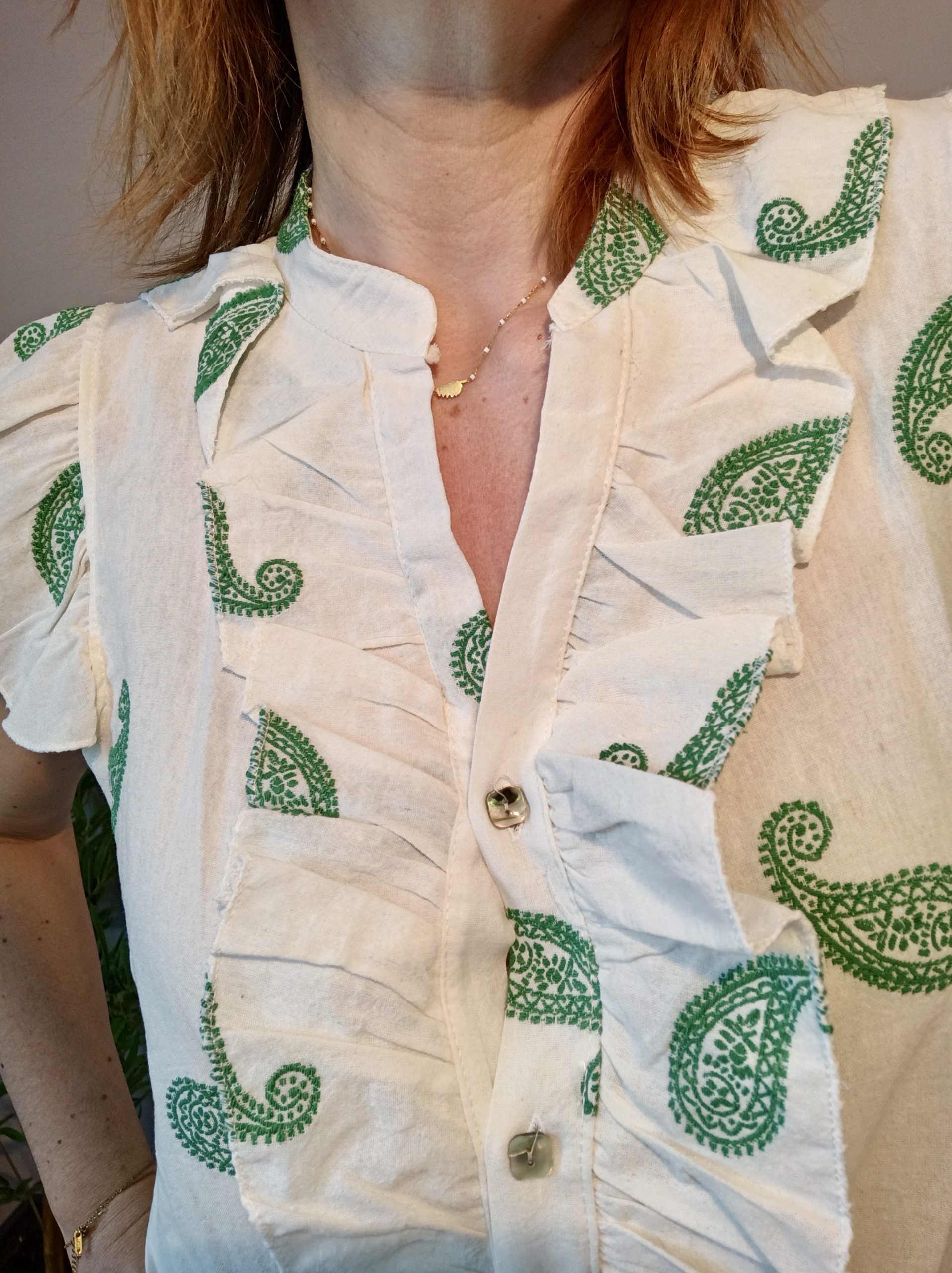 Chemisier Frida Vert – Image 3