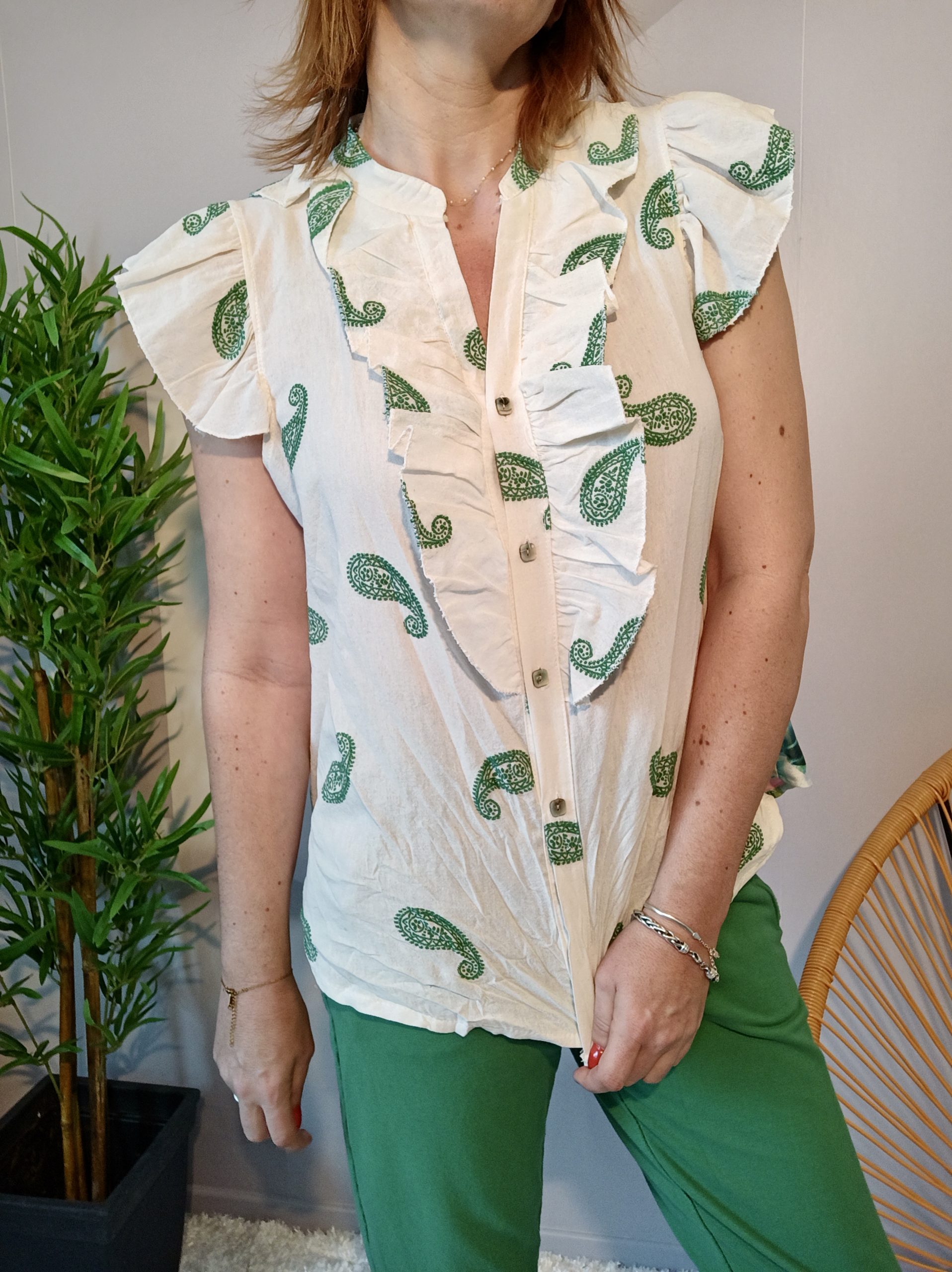 Chemisier Frida Vert – Image 4