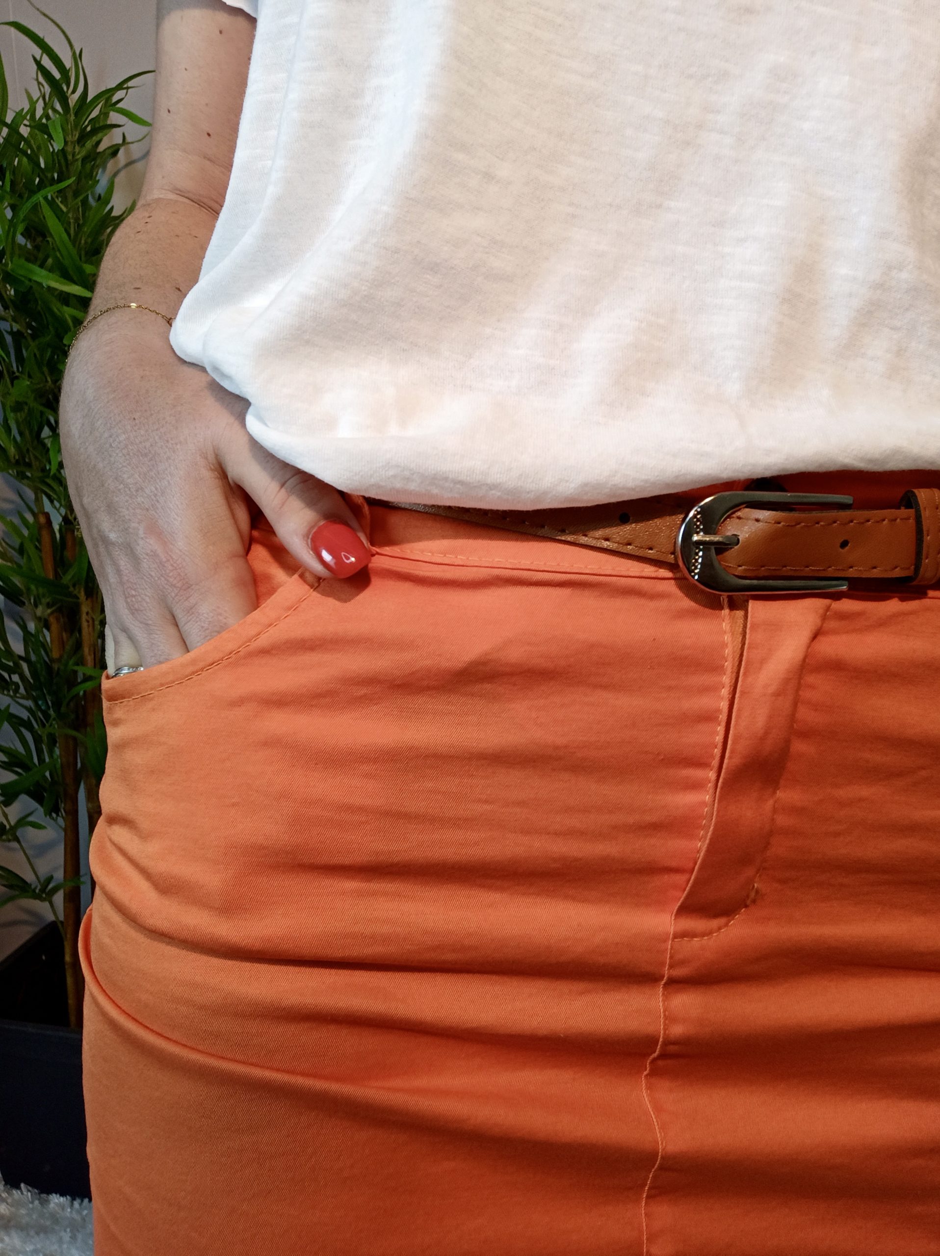 Jupe Chino Orange – Image 5