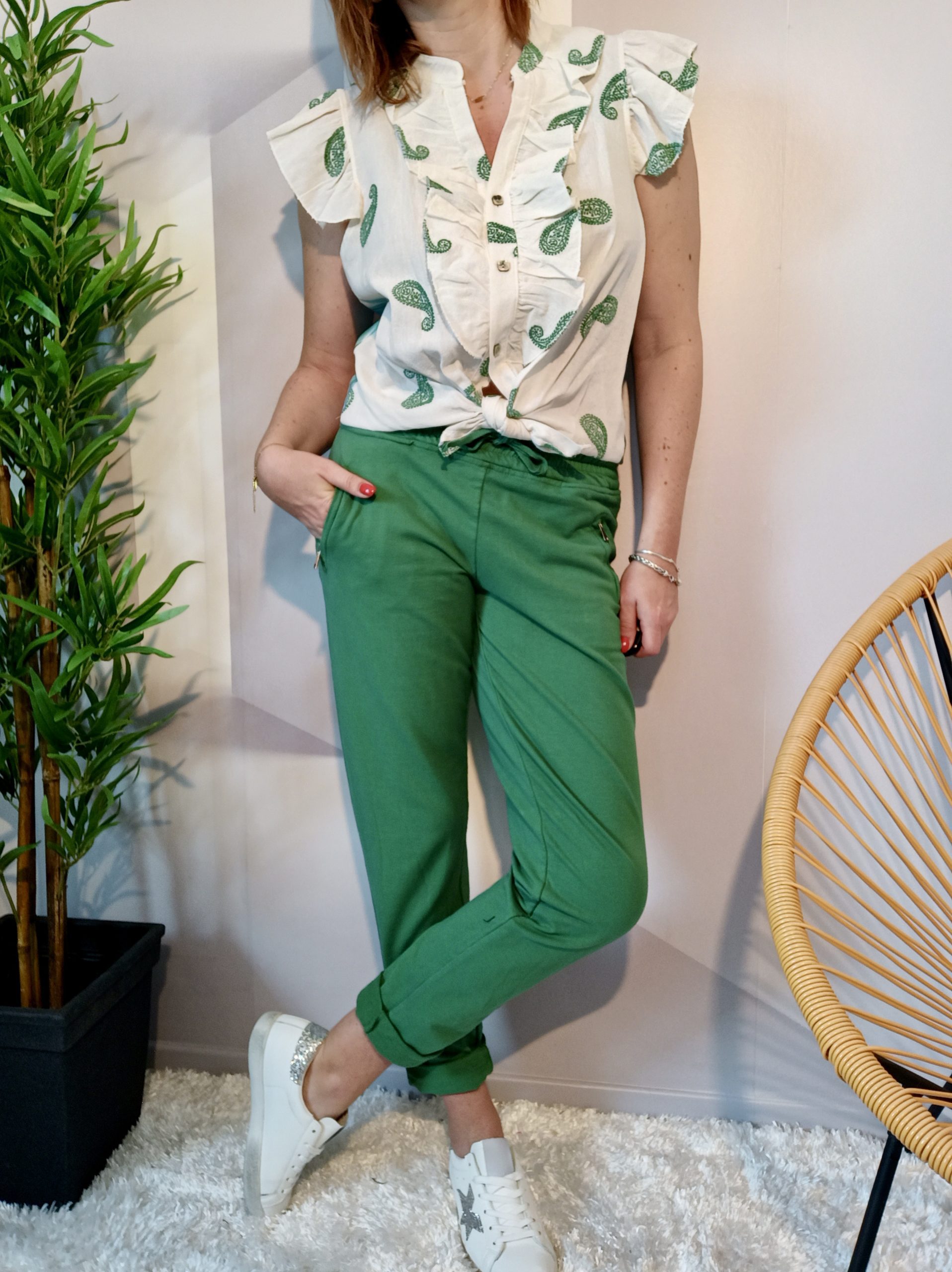 Chemisier Frida Vert