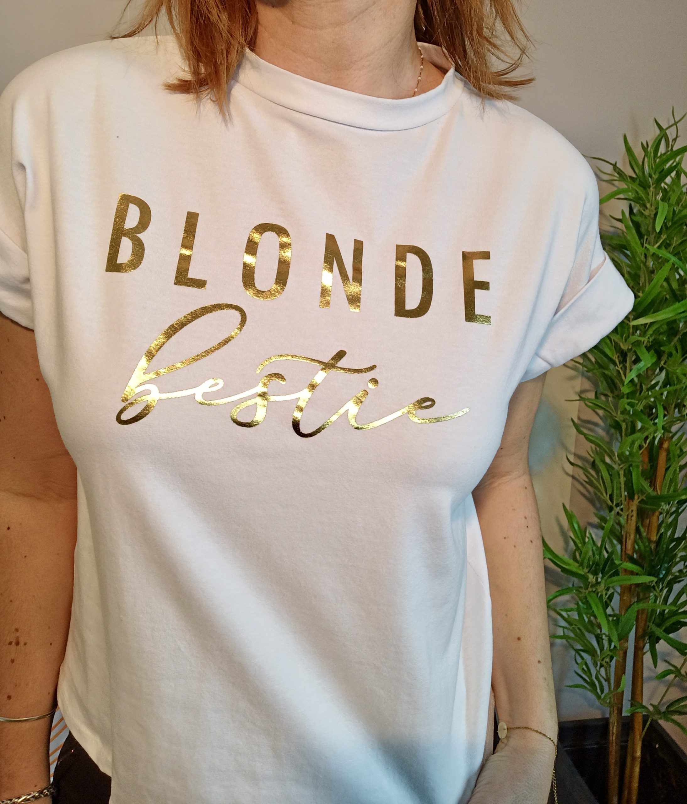 Tshirt Blonde Blanc – Image 3