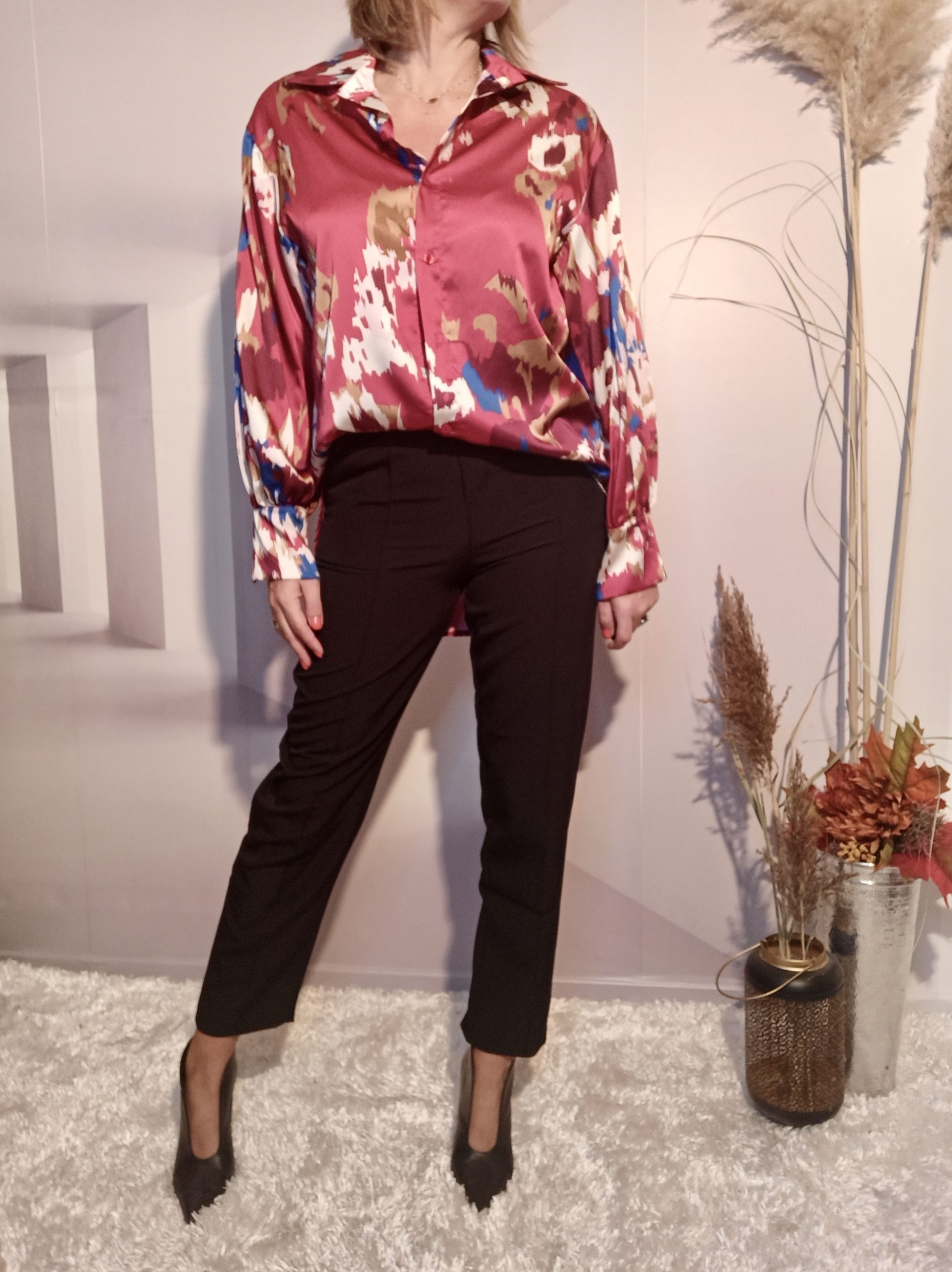 Pantalon Taille Haute Noir