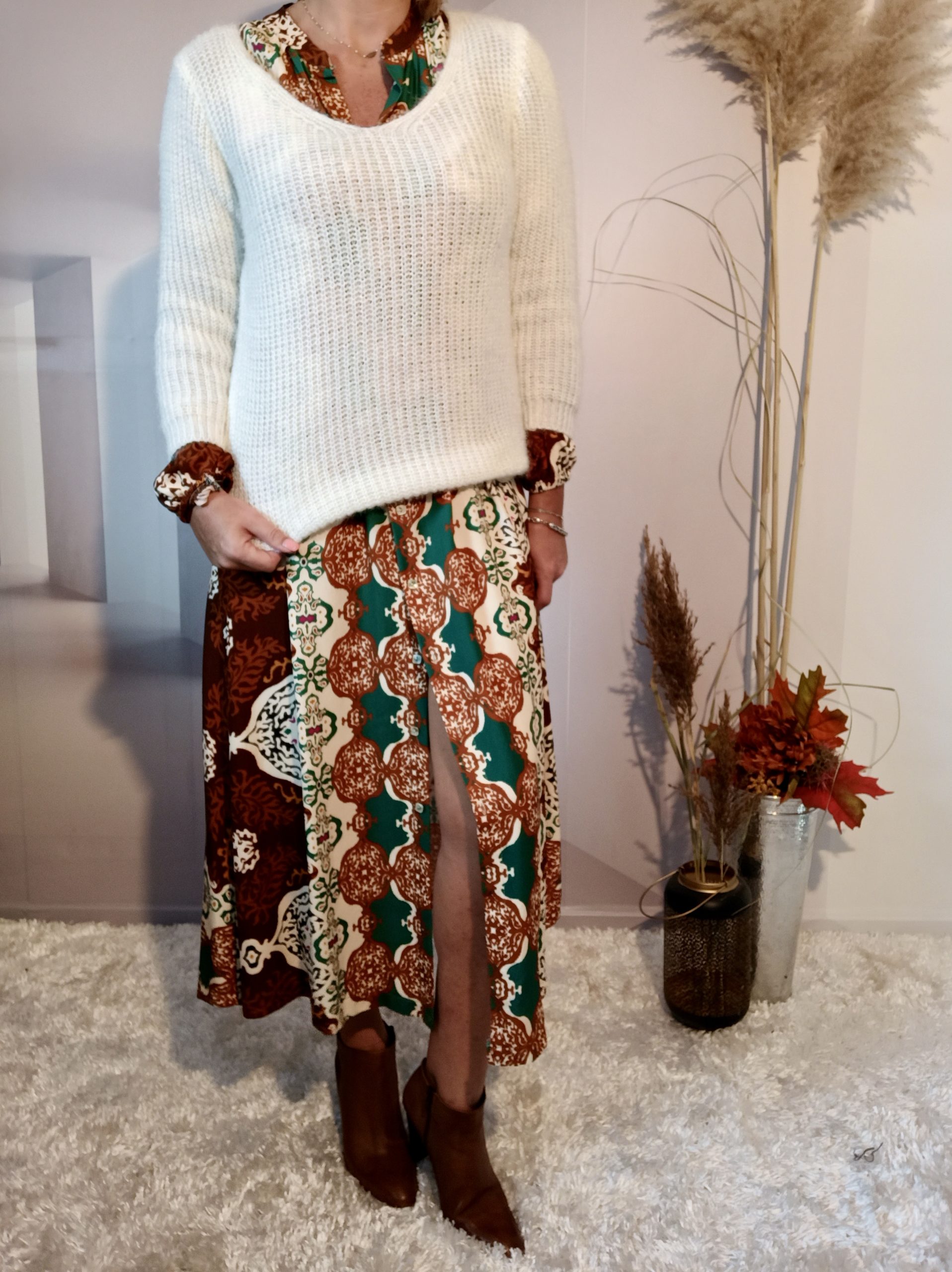 Robe Bohème Marron – Image 3