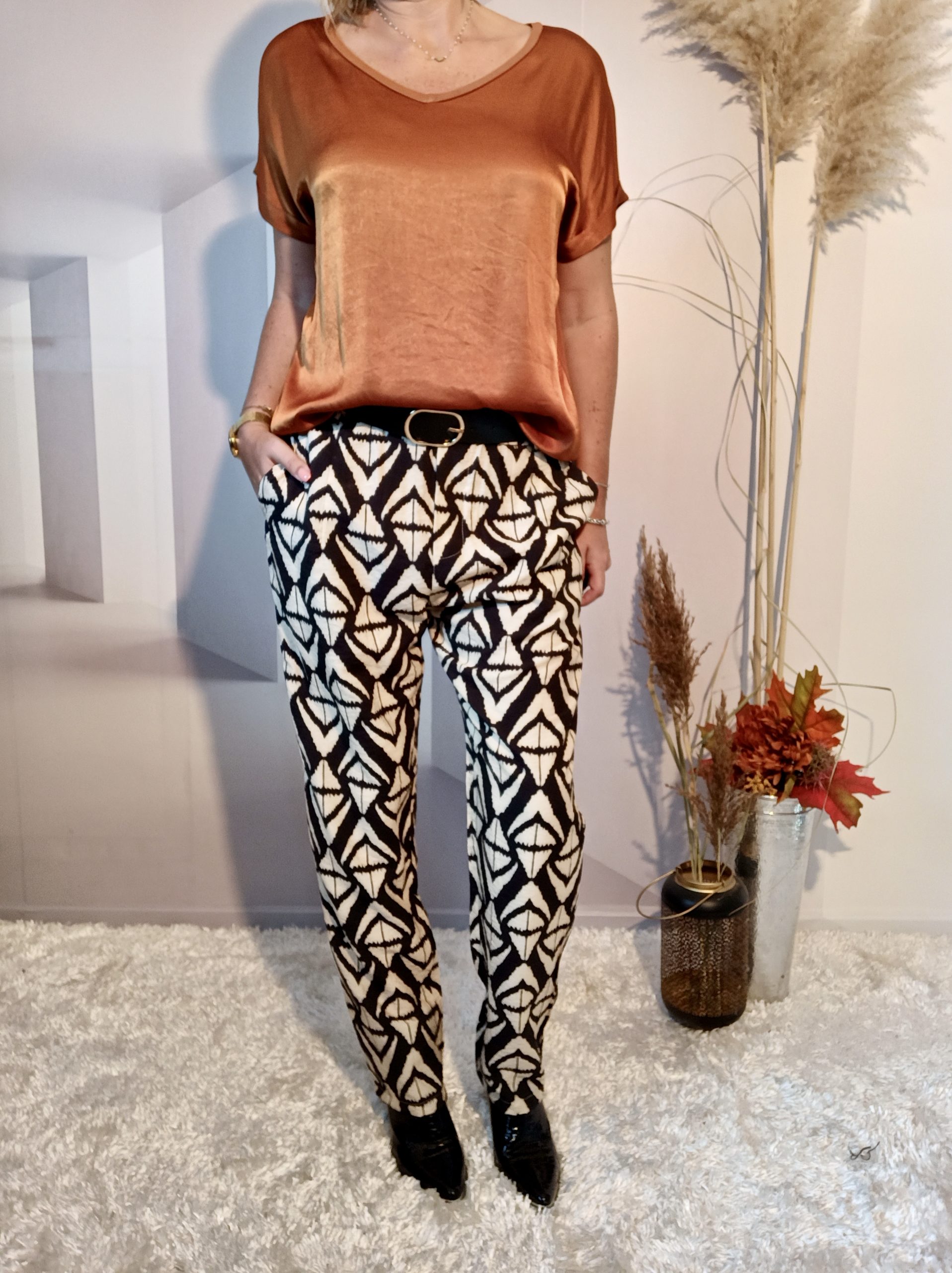 Pantalon Ethnique Noir