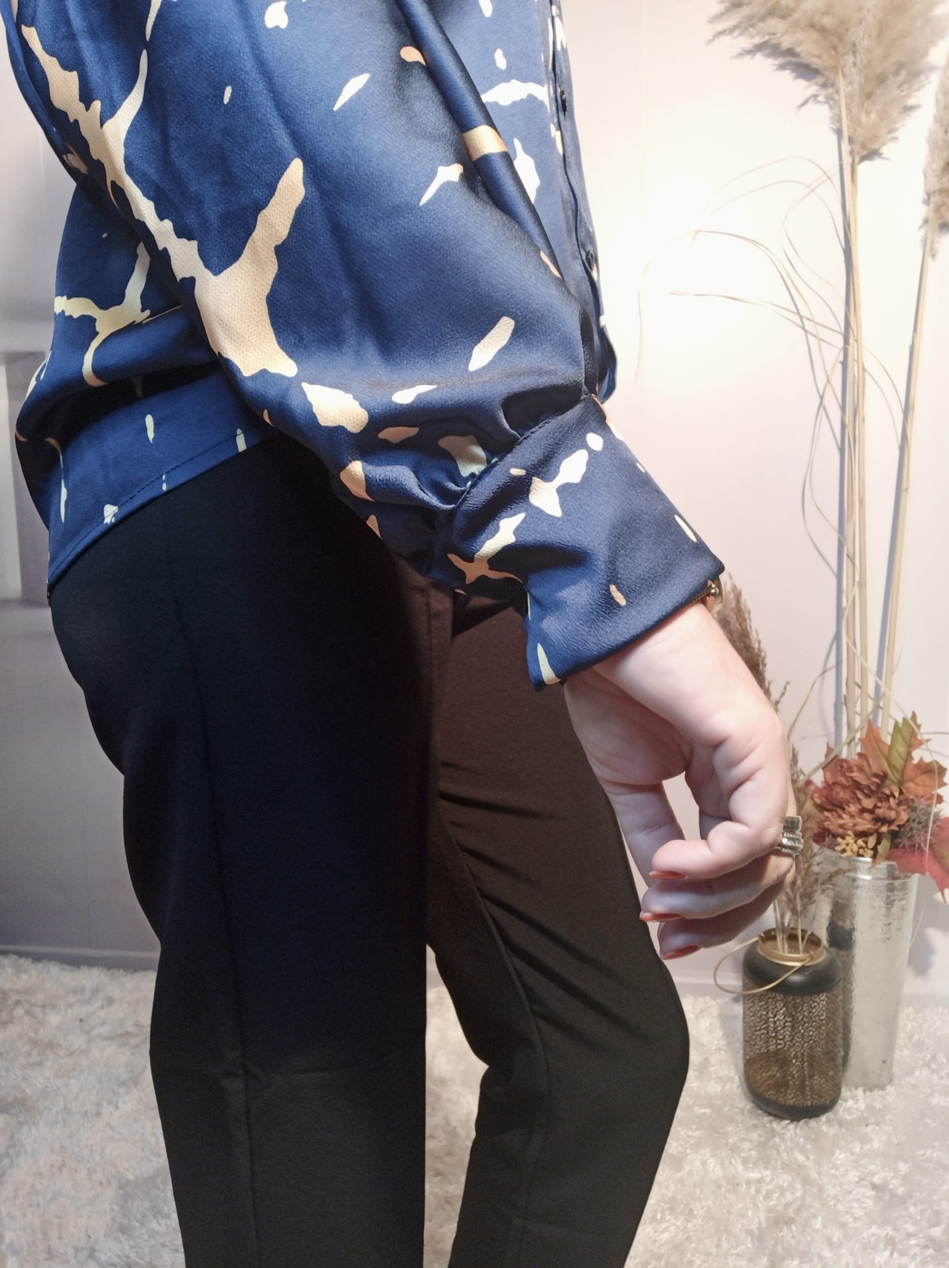Chemise Imprimée Bleu – Image 3