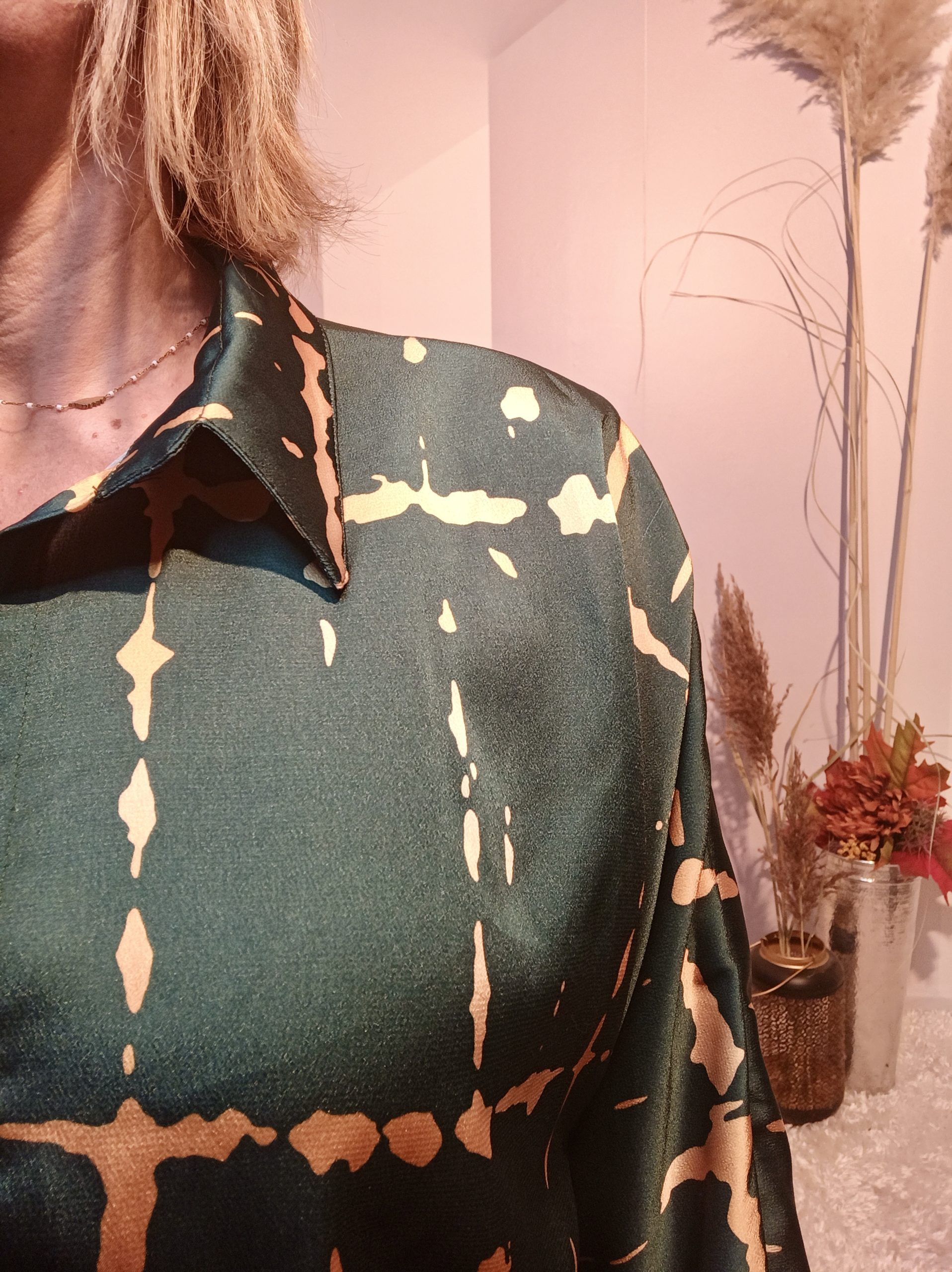 Chemise Imprimée Vert – Image 5