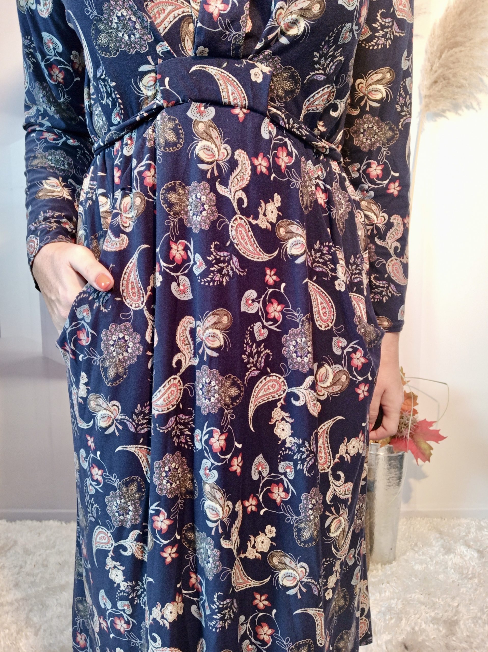 Robe Midi Bleu – Image 6