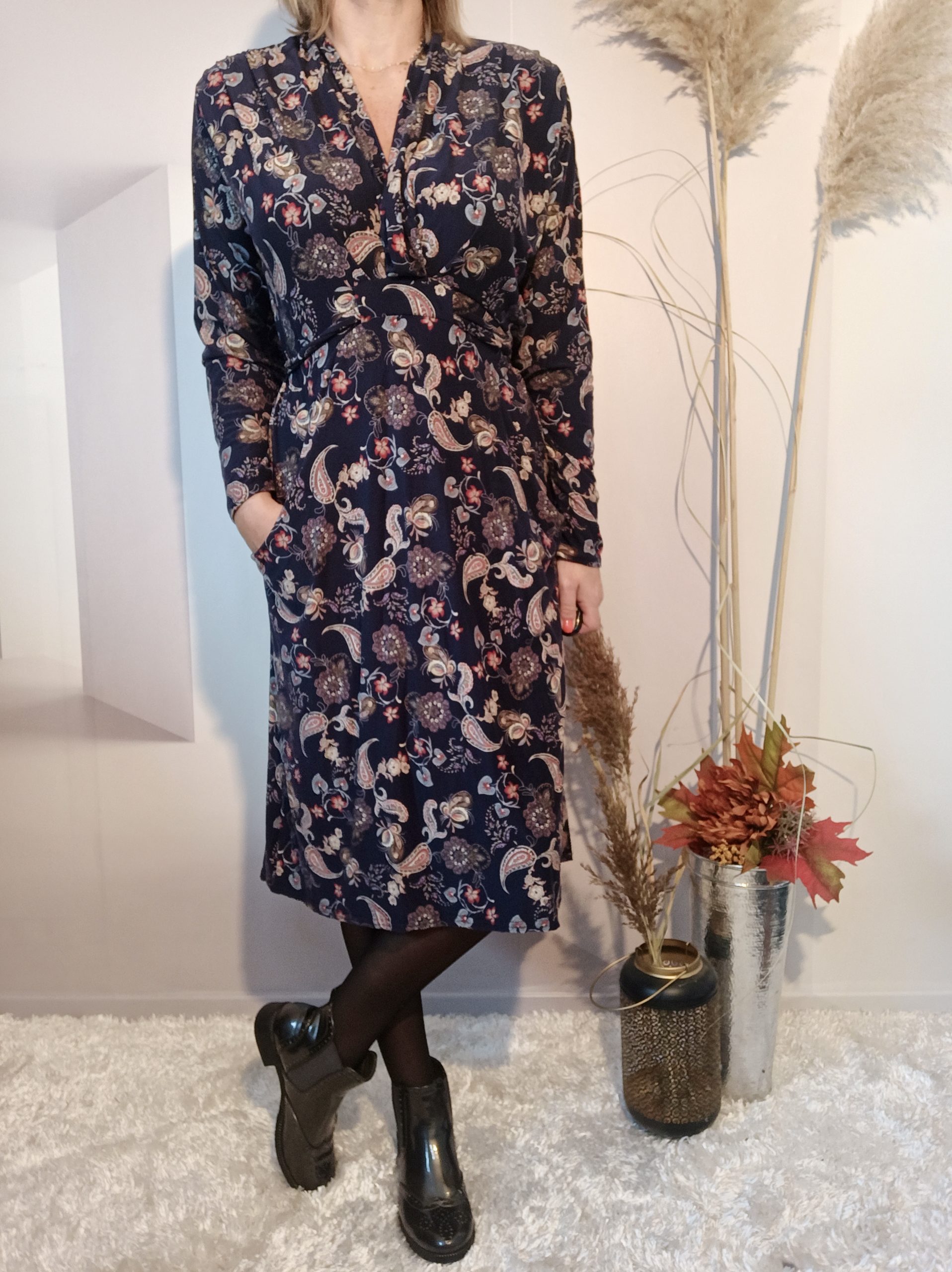 Robe Midi Bleu – Image 3