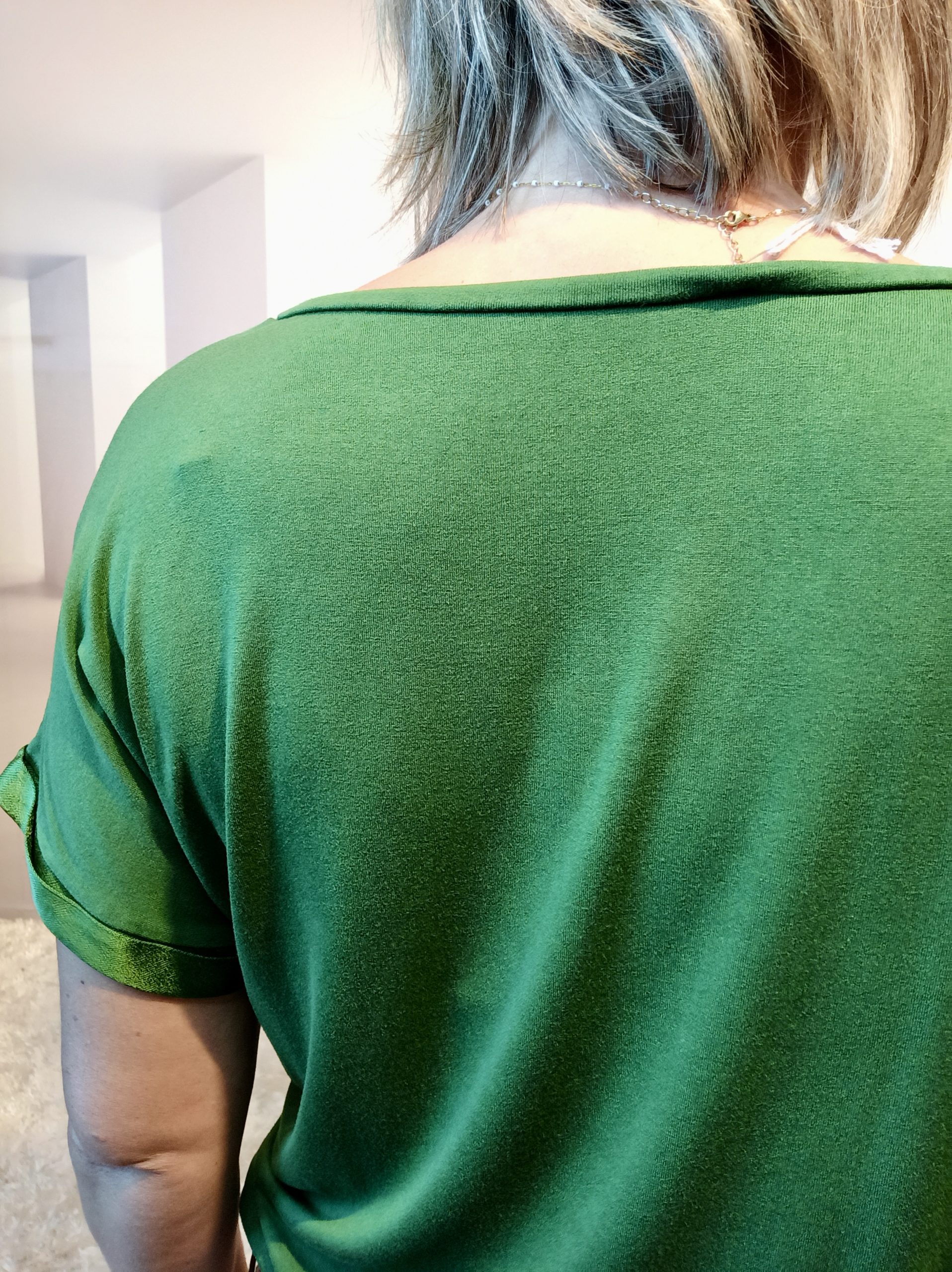 Top Satin Vert – Image 4