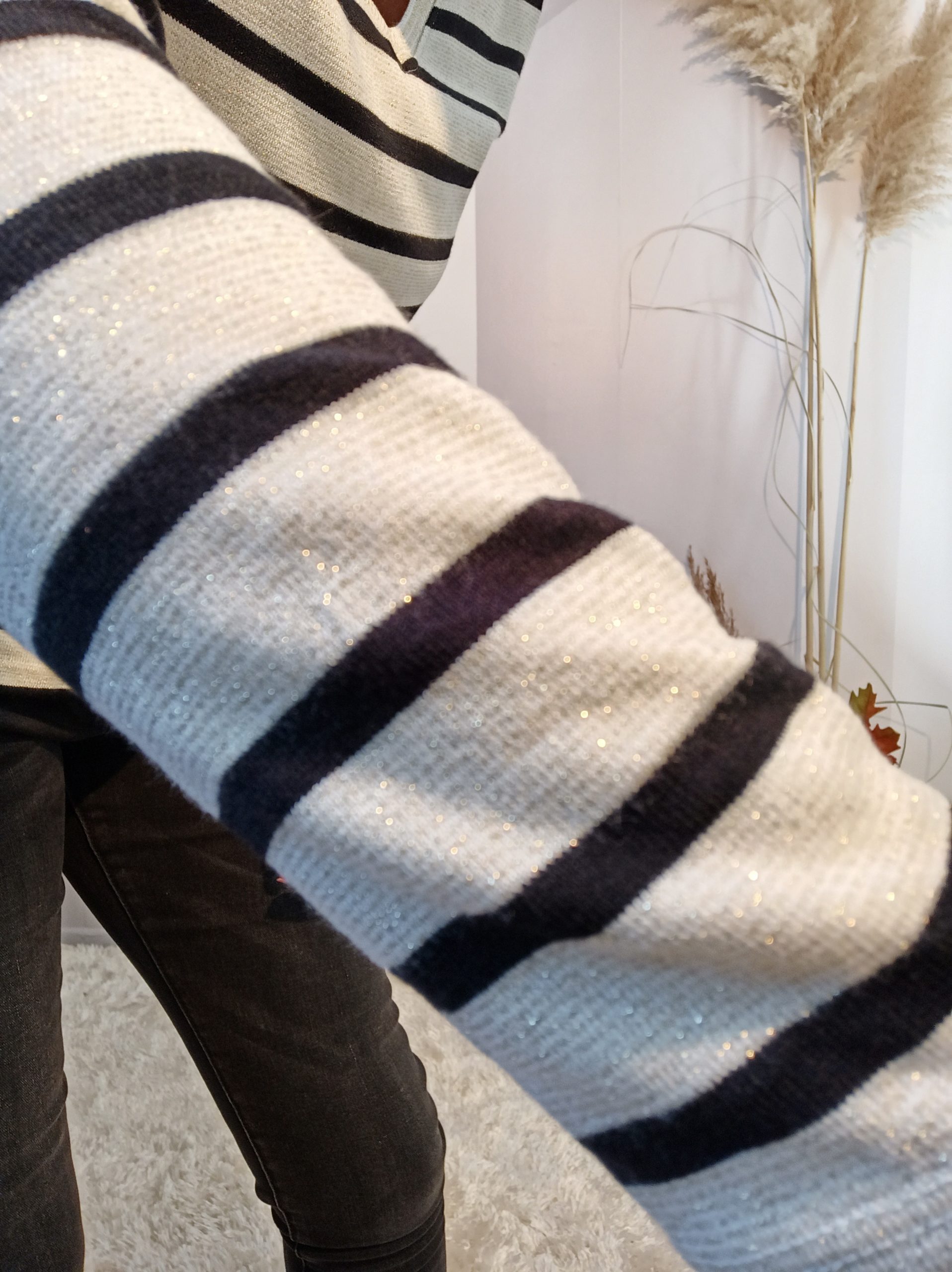 Pull Léger Marinière Irisée – Image 5