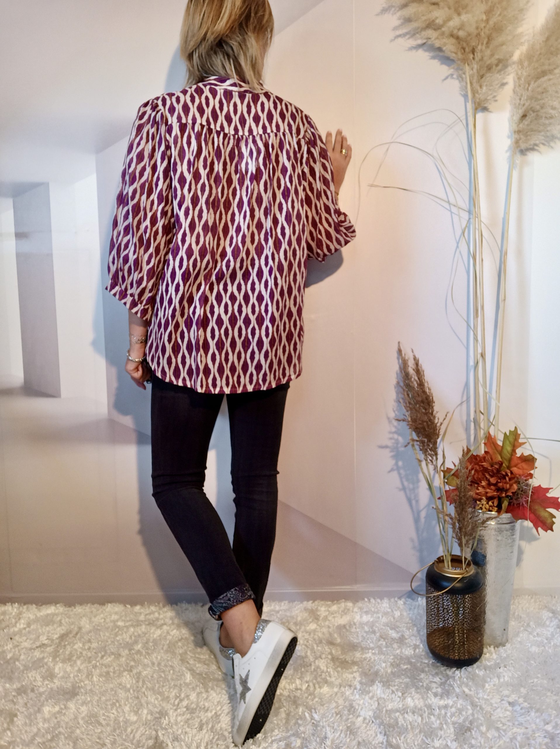 Chemise Large Prune – Image 3