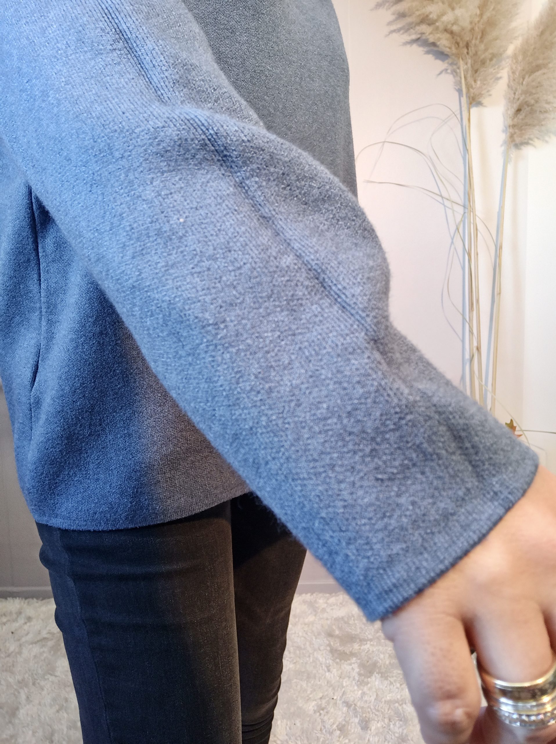 Pull Bouton Bleu Jean – Image 6