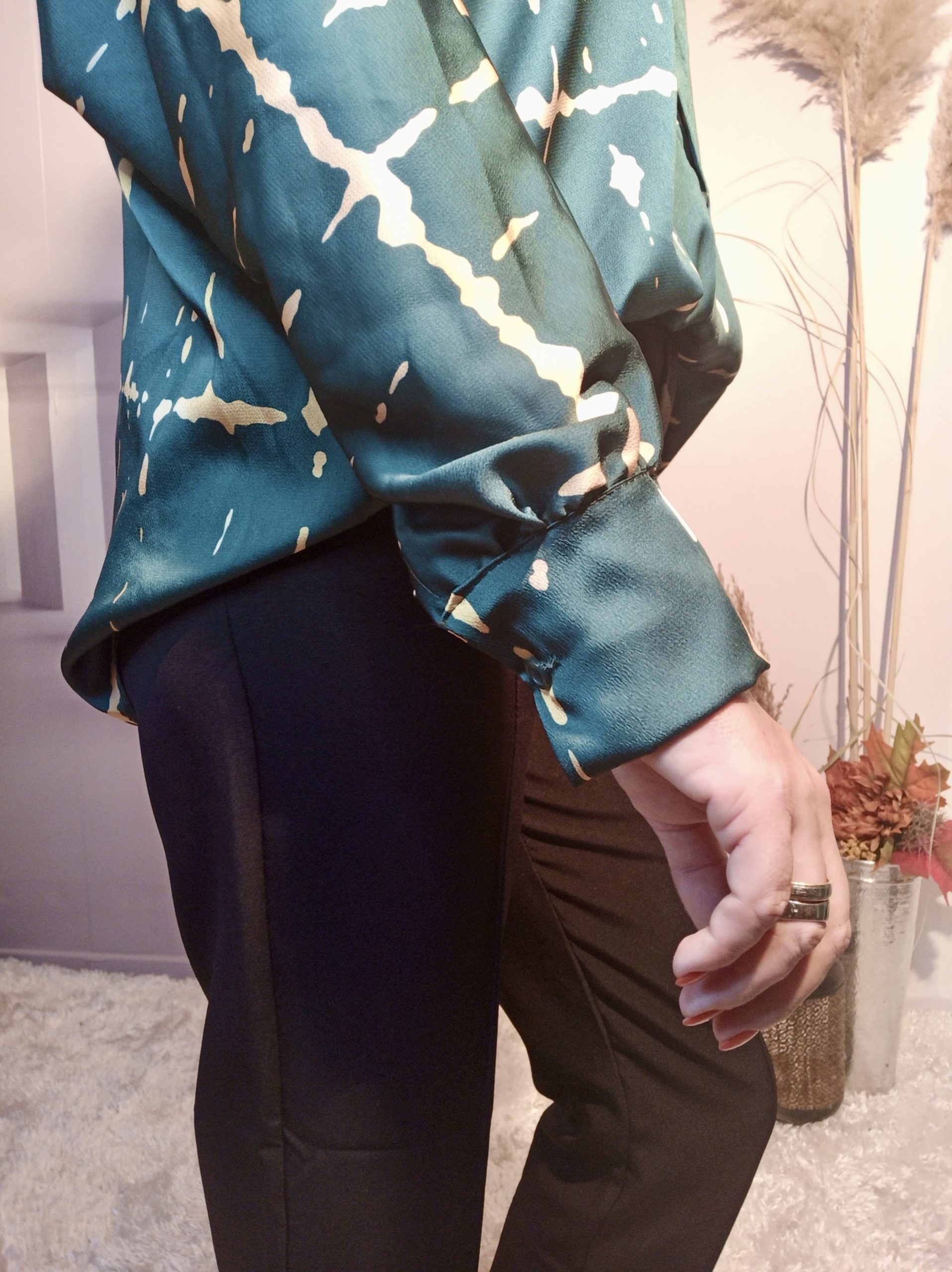 Chemise Imprimée Vert – Image 6