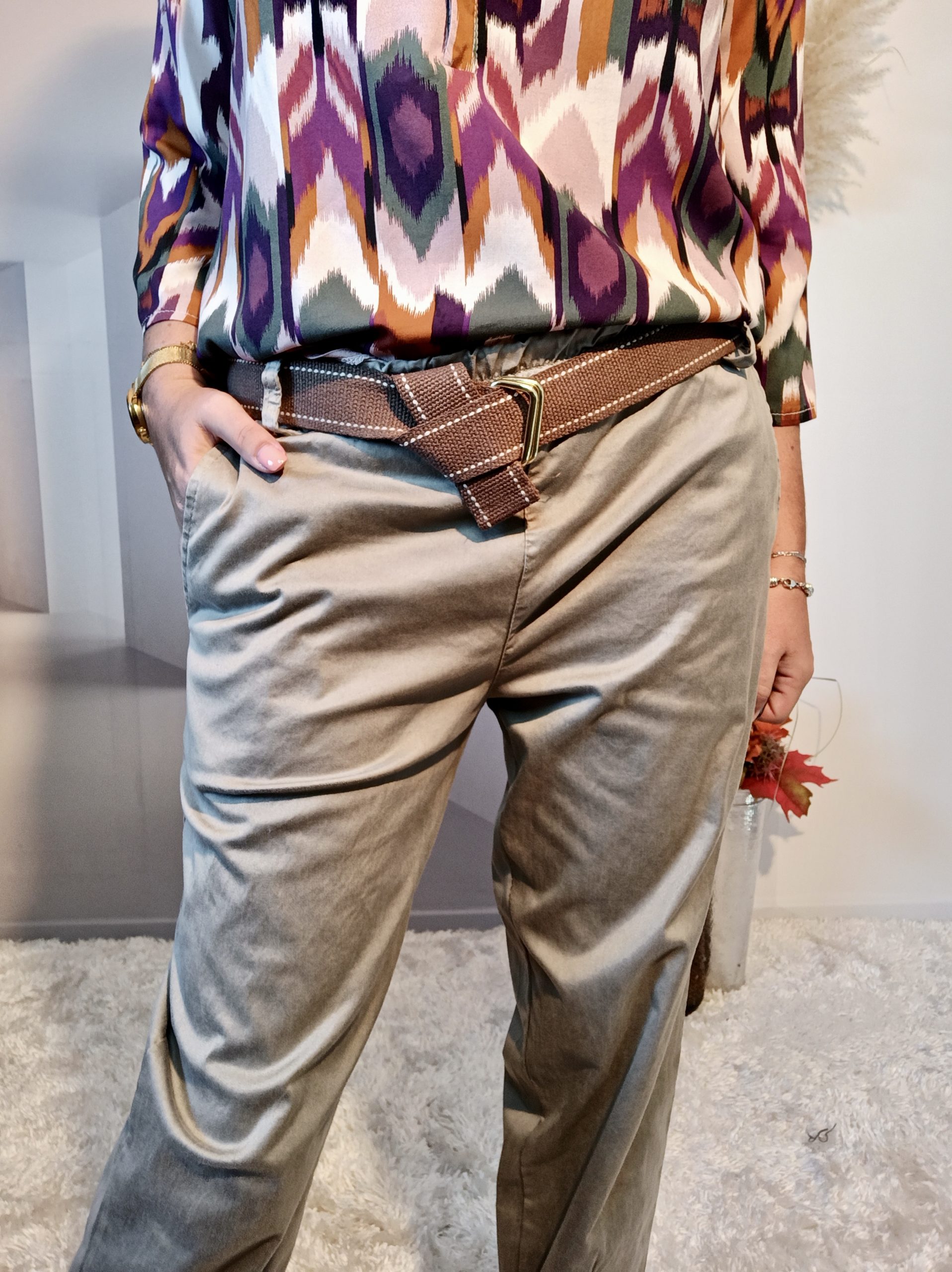 Pantalon Mum Vert – Image 4