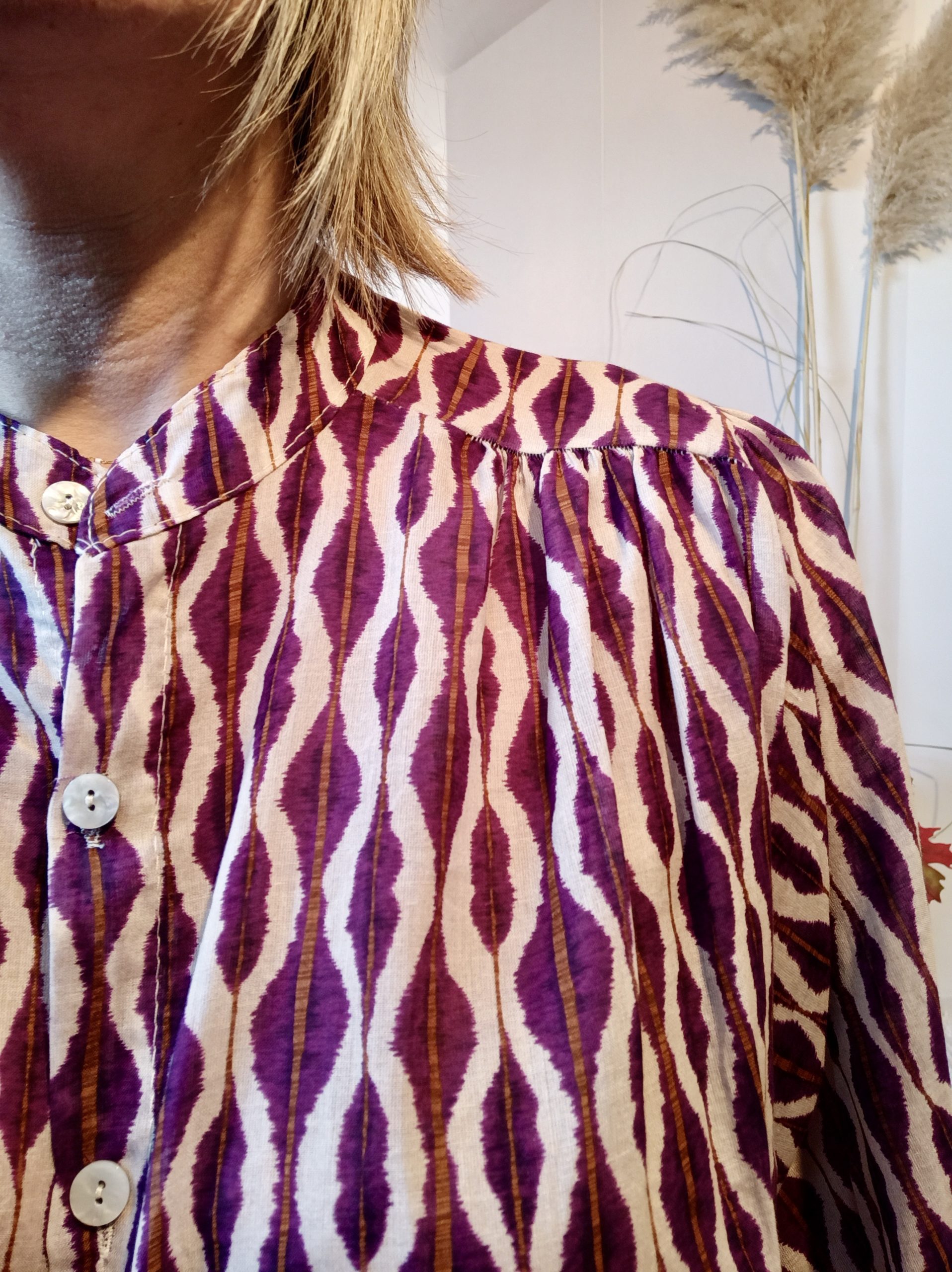 Chemise Large Prune – Image 4