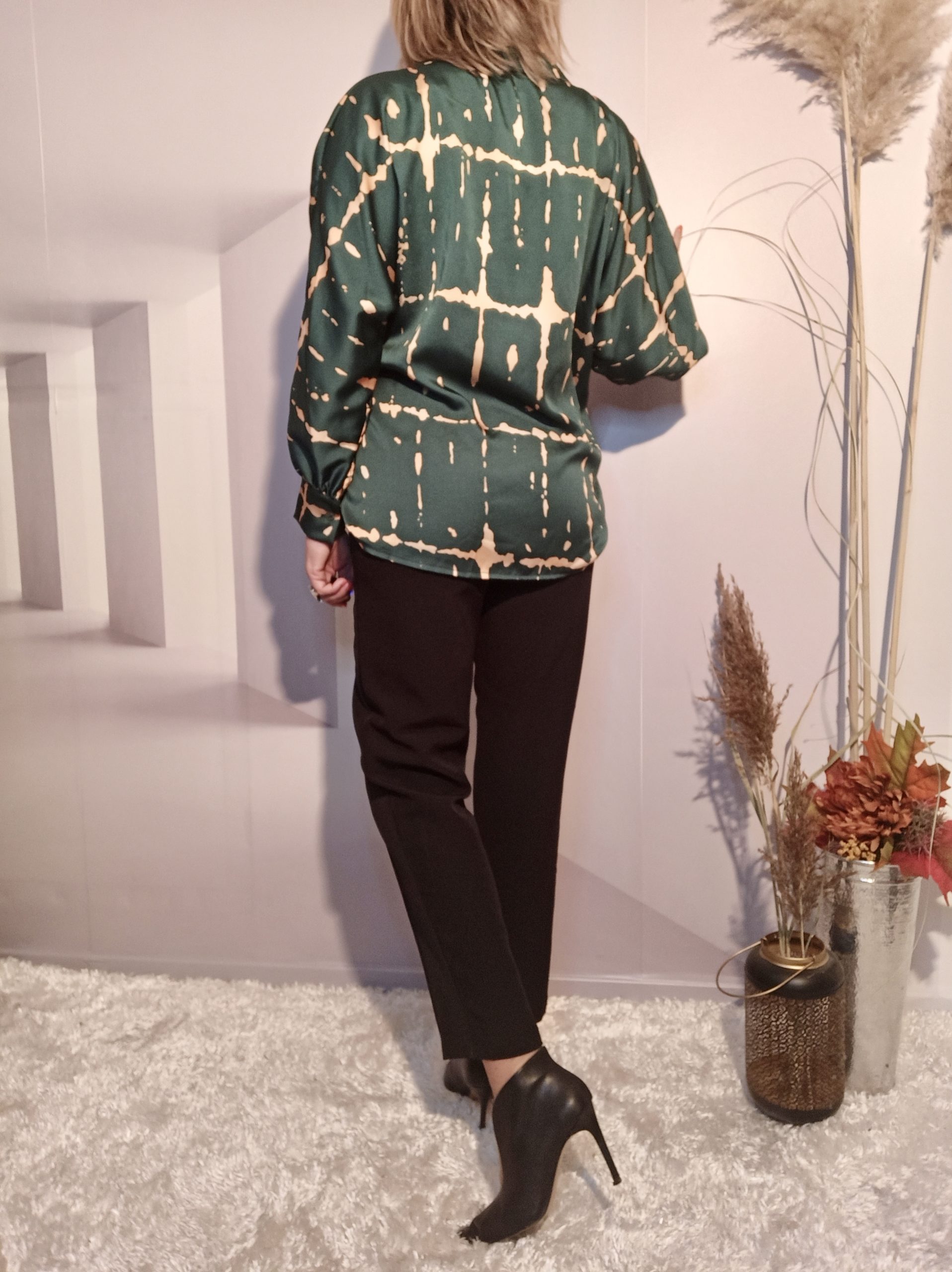 Chemise Imprimée Vert – Image 4