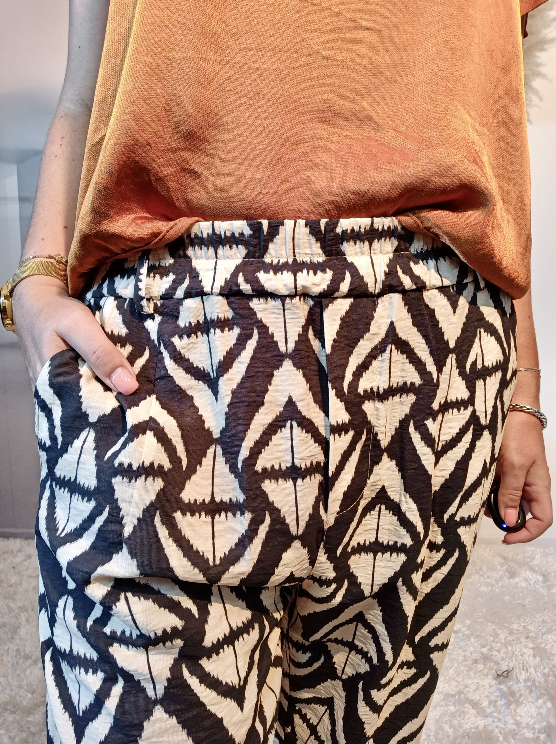 Pantalon Ethnique Marron – Image 6
