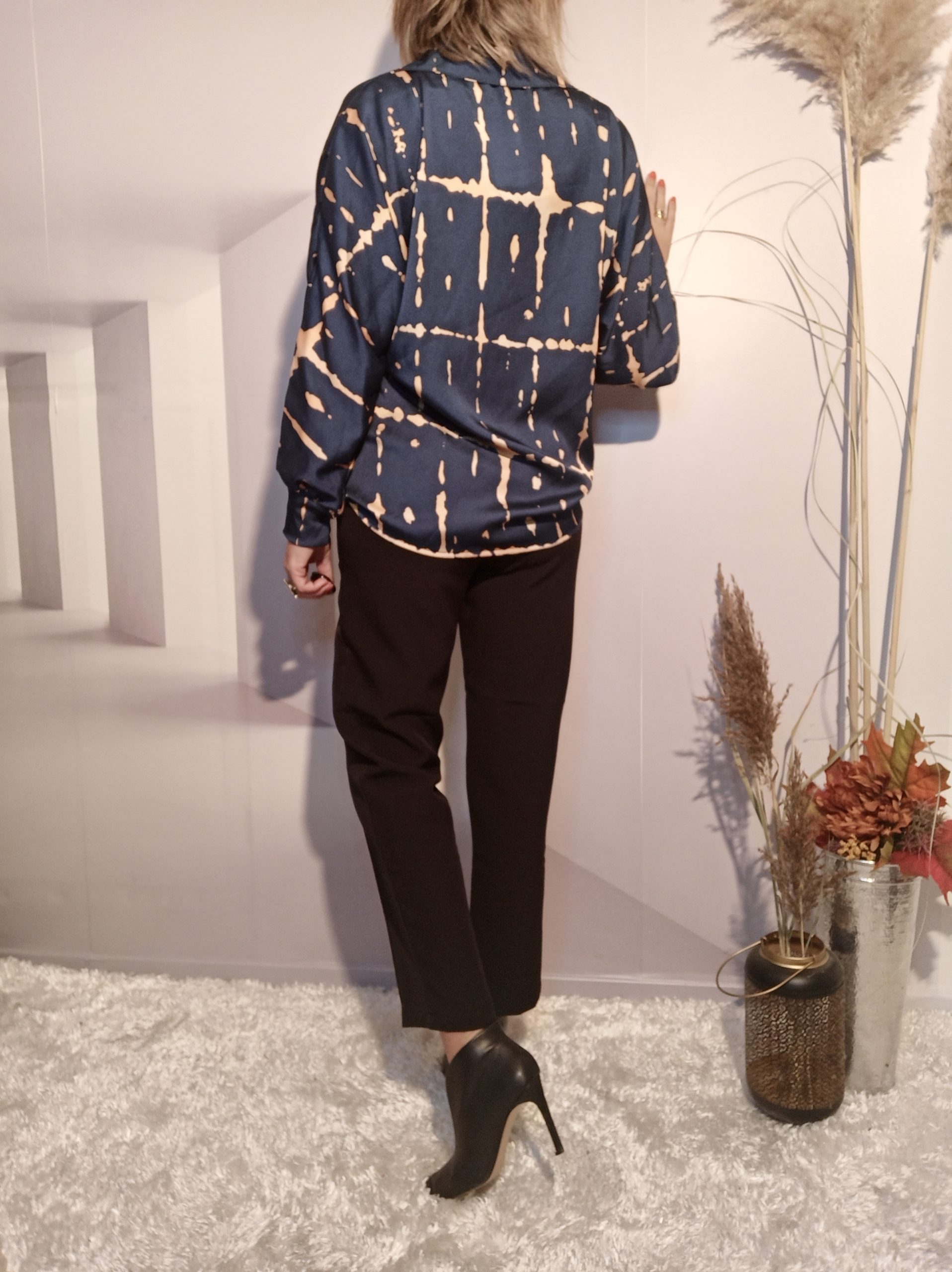 Chemise Imprimée Bleu – Image 5