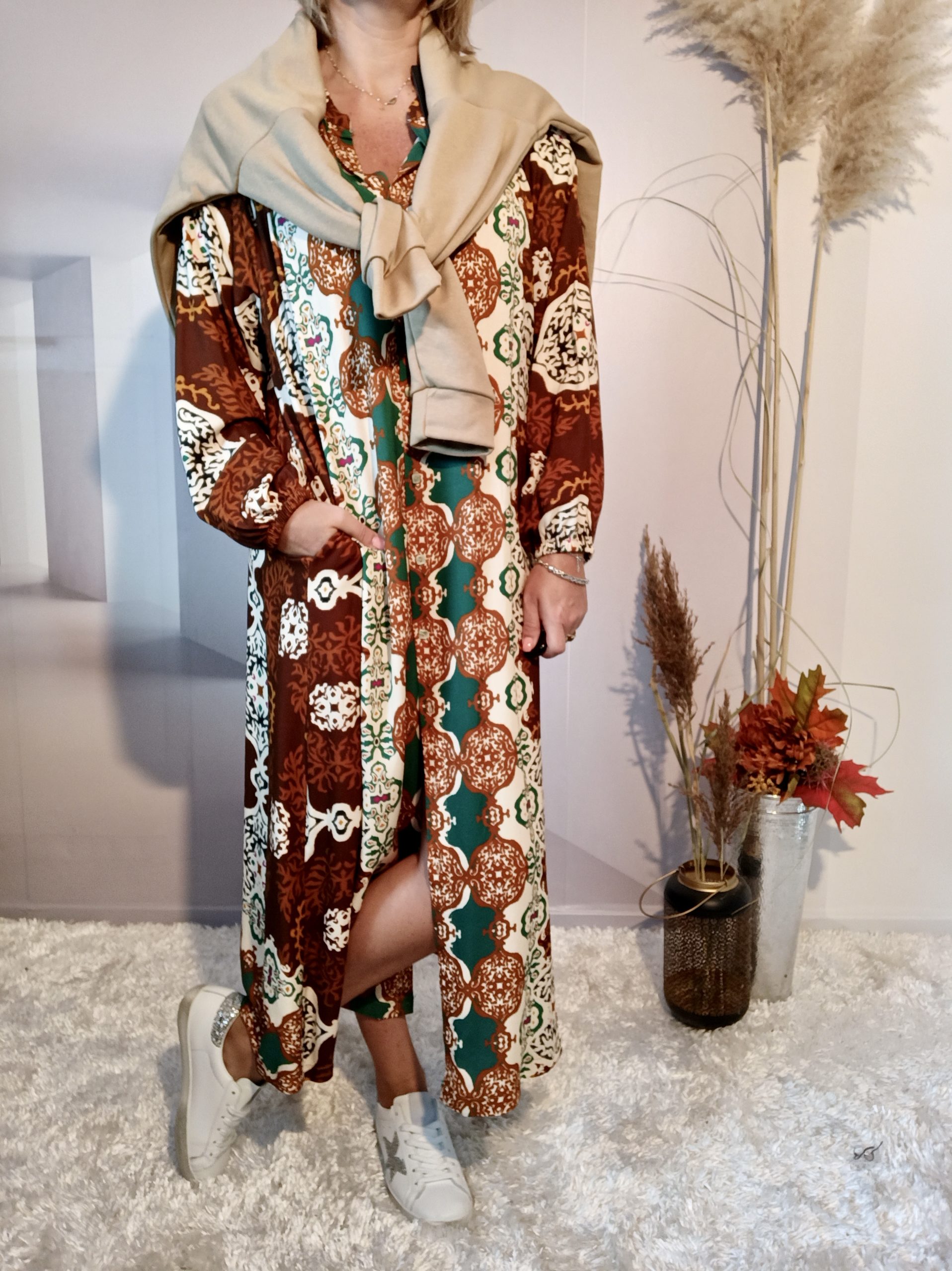 Robe Bohème Marron – Image 2