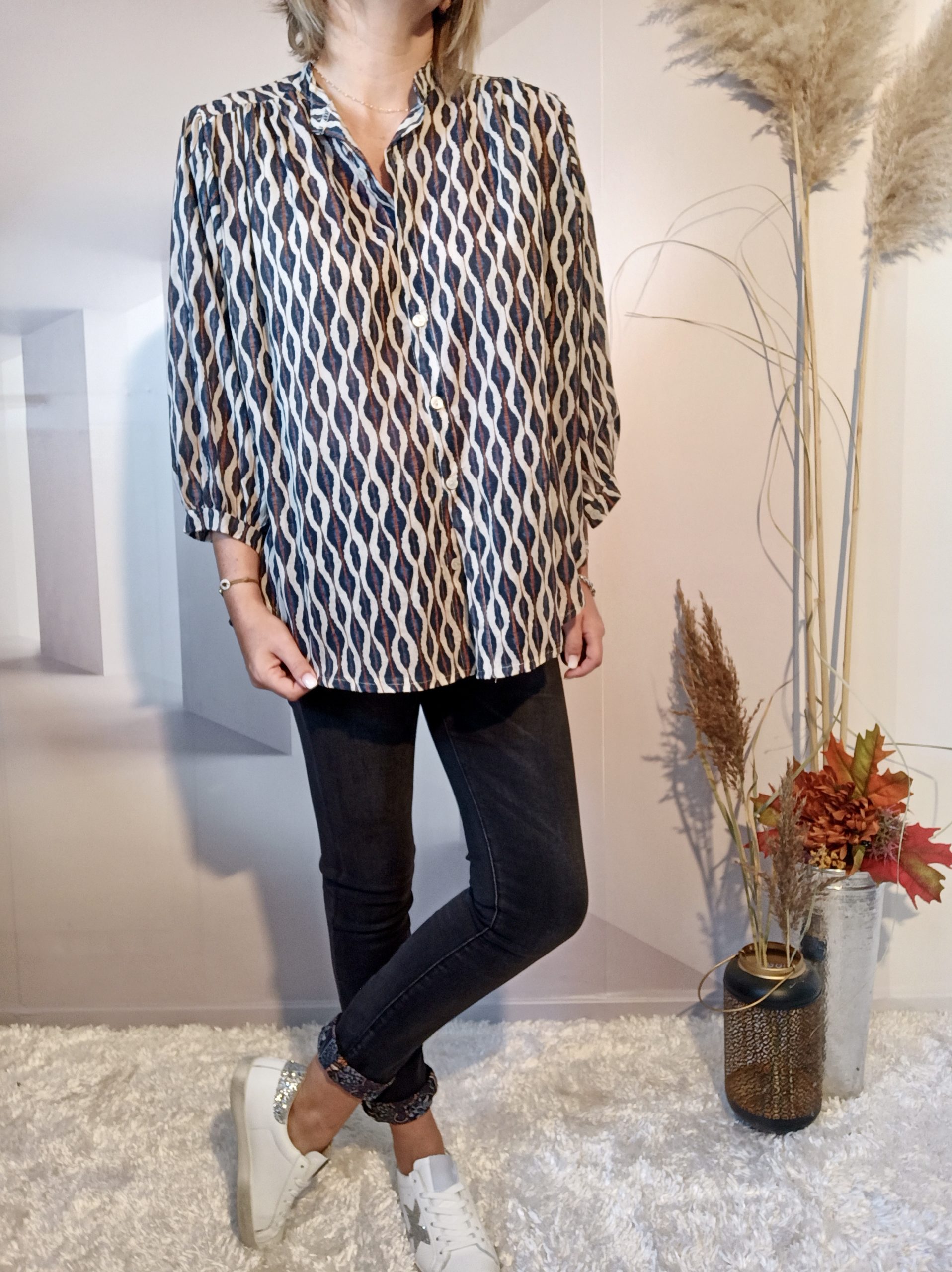 Chemise Large bleu – Image 2