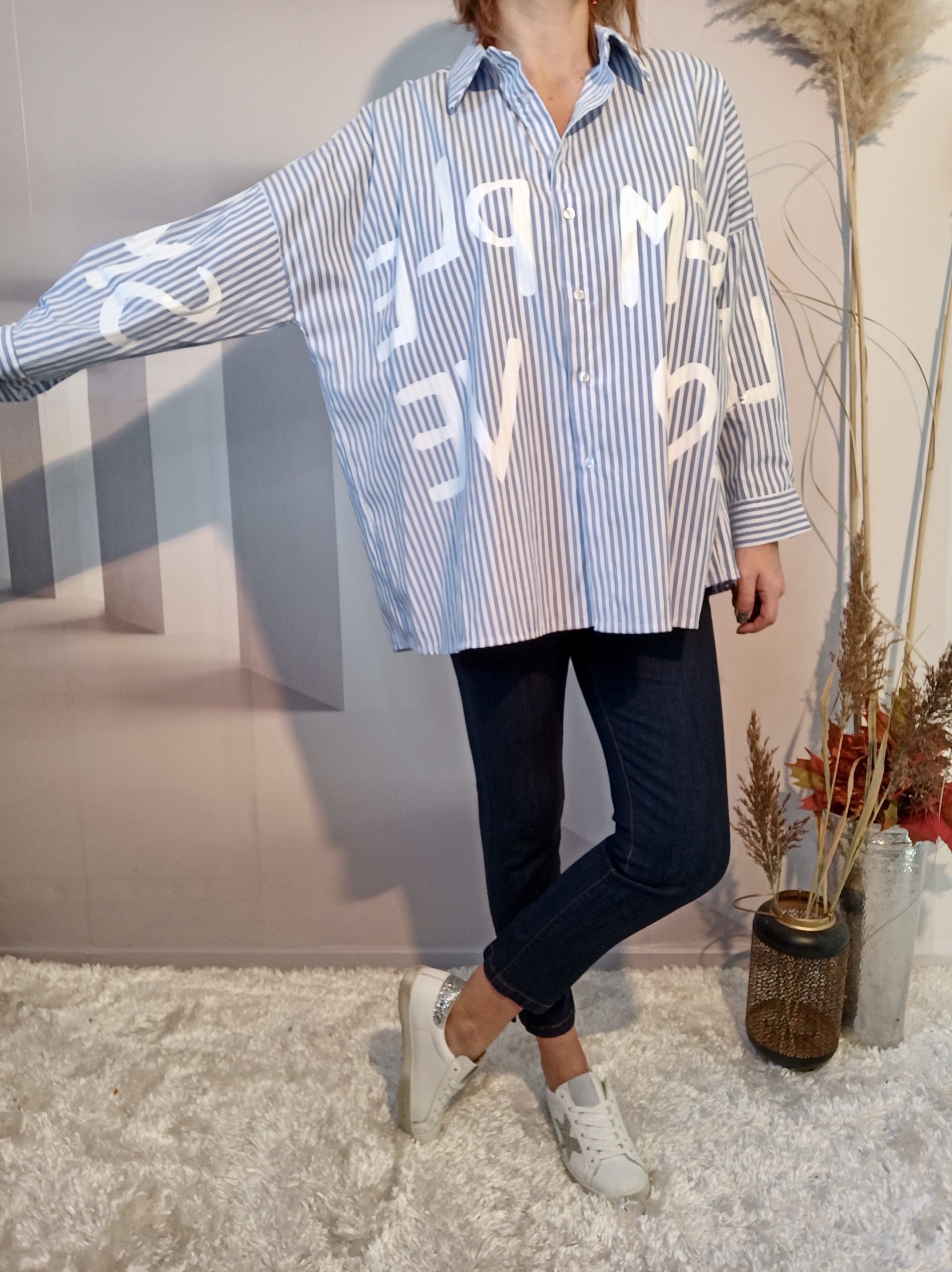 Chemise Ecritures Blanc – Image 2