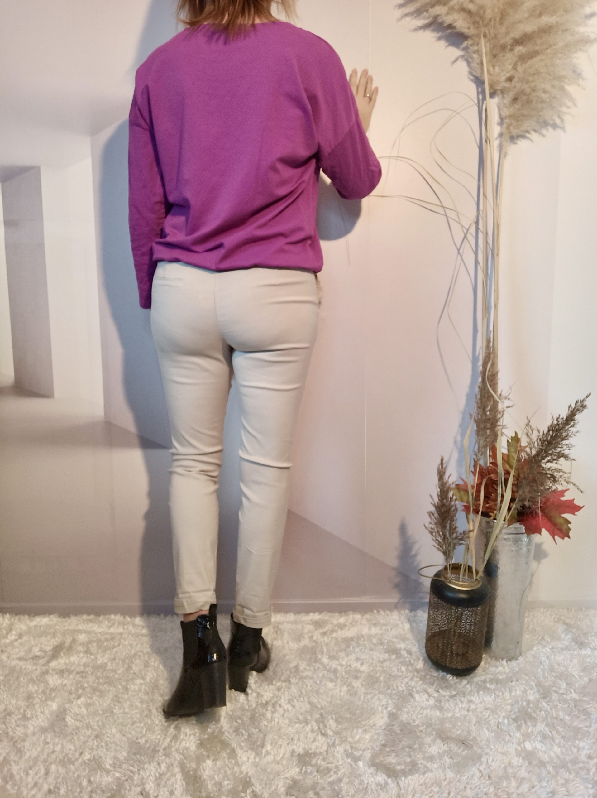 Pantalon Droit Beige – Image 7