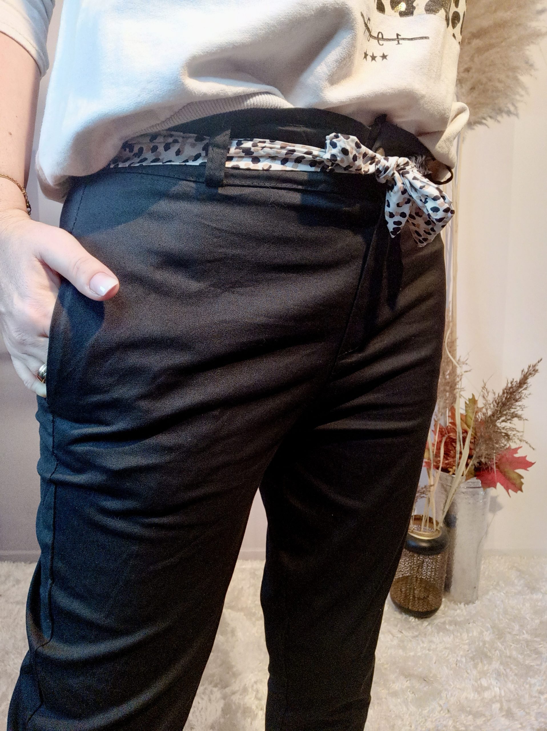 Pantalon Mum Noir – Image 7