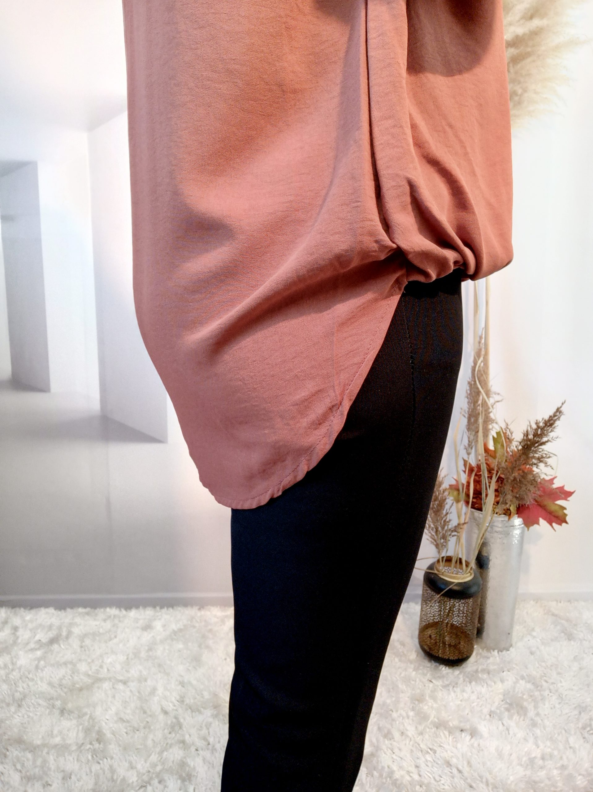 Blouse Asymétrique Terracota – Image 7