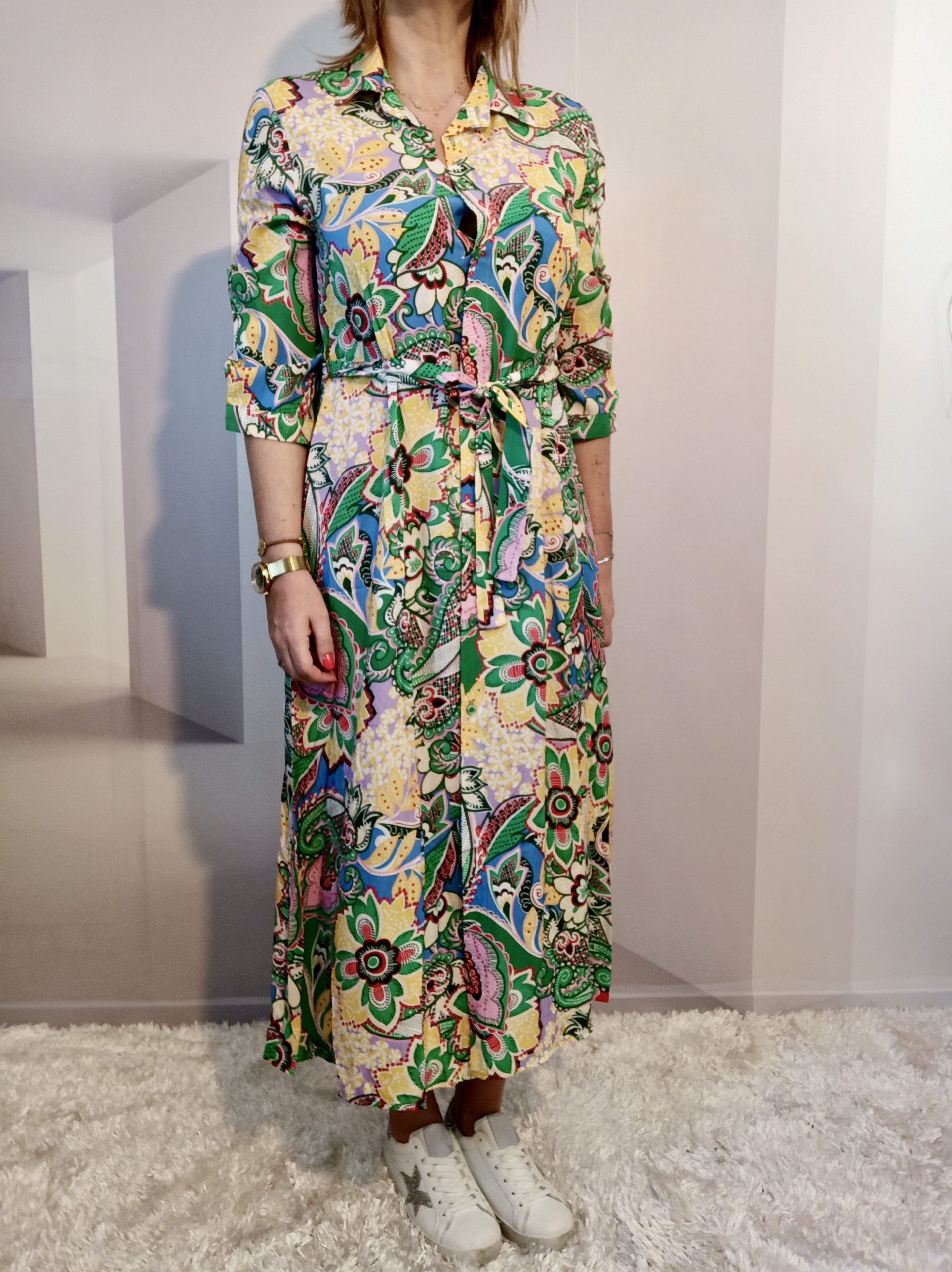 Robe Chemise Vert Brésil – Image 2