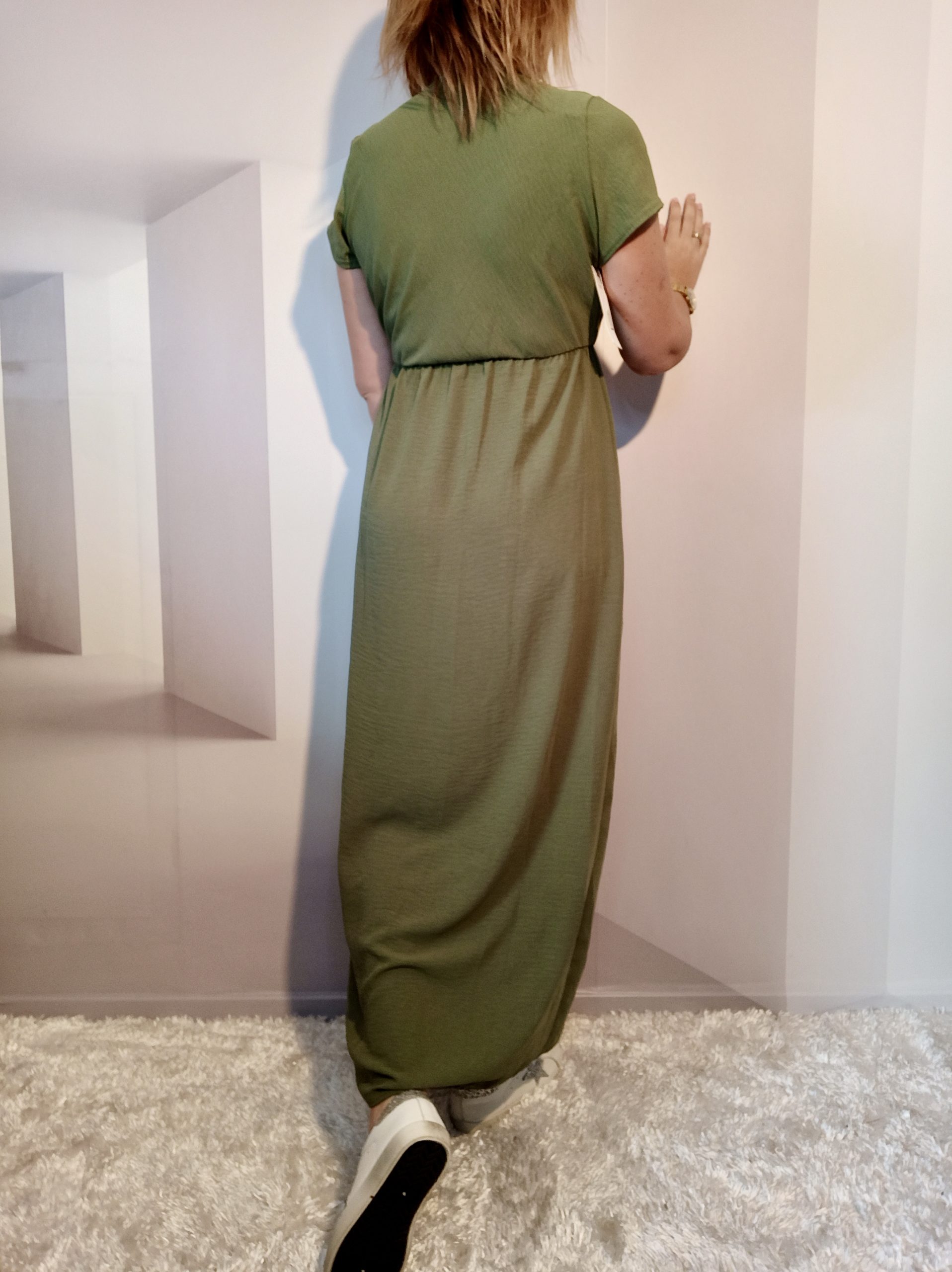 Robe Longue Kaki – Image 4