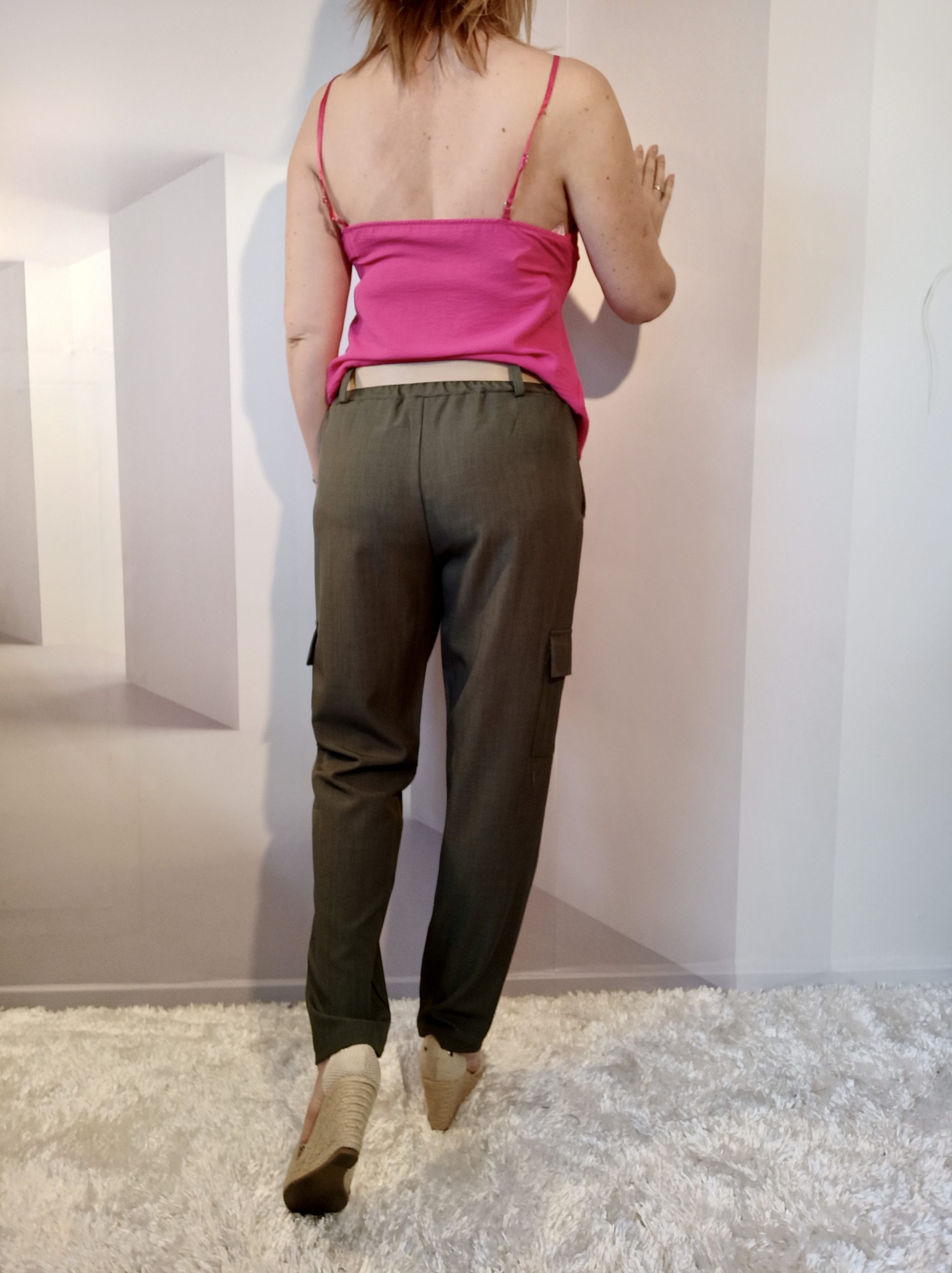 Débardeur Dentelle Fushia – Image 3