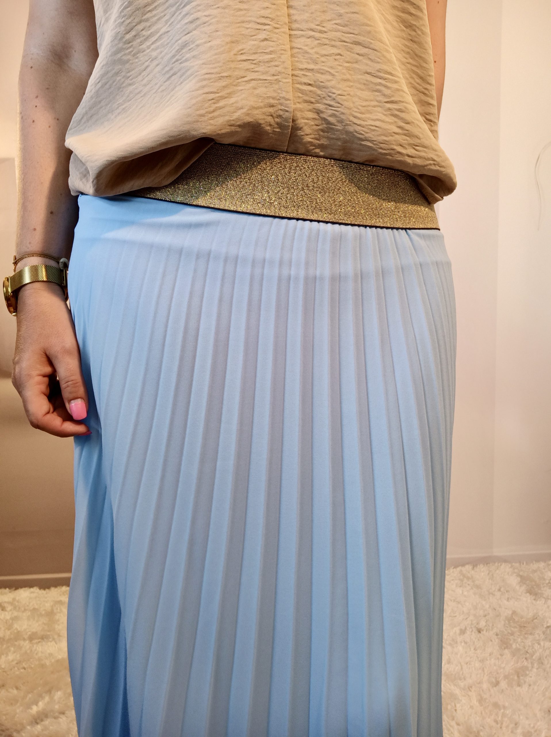Jupe Plissée Ciel – Image 4