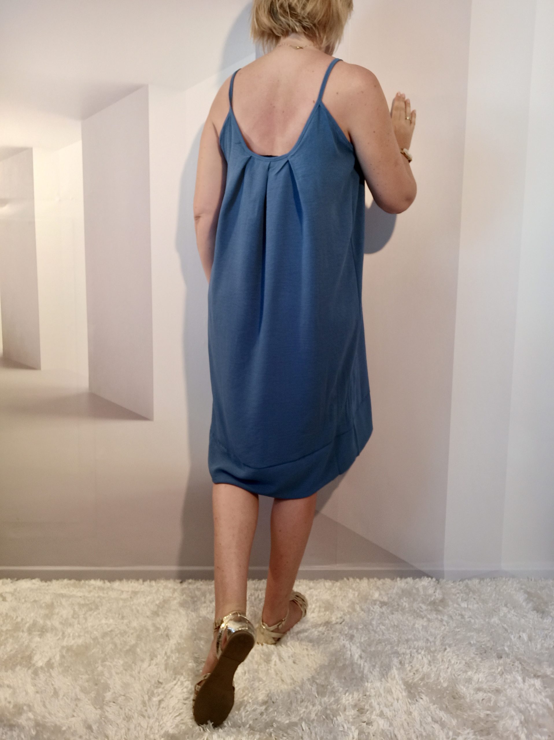 Robe Bretelle Bleu Jean – Image 4