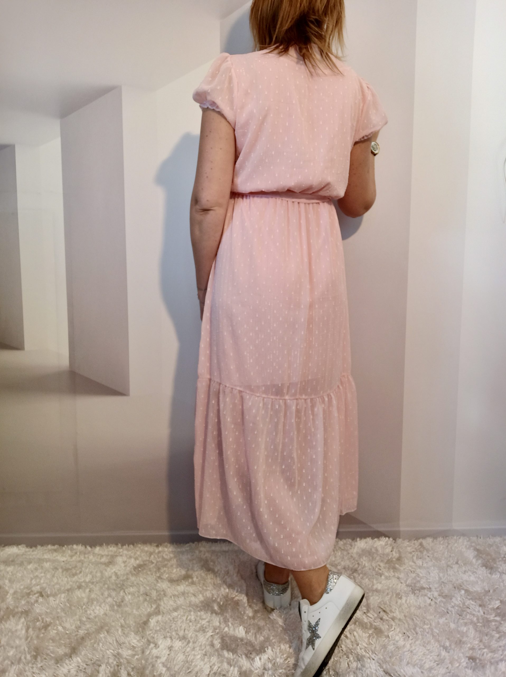 Robe Plumétis Rose – Image 5