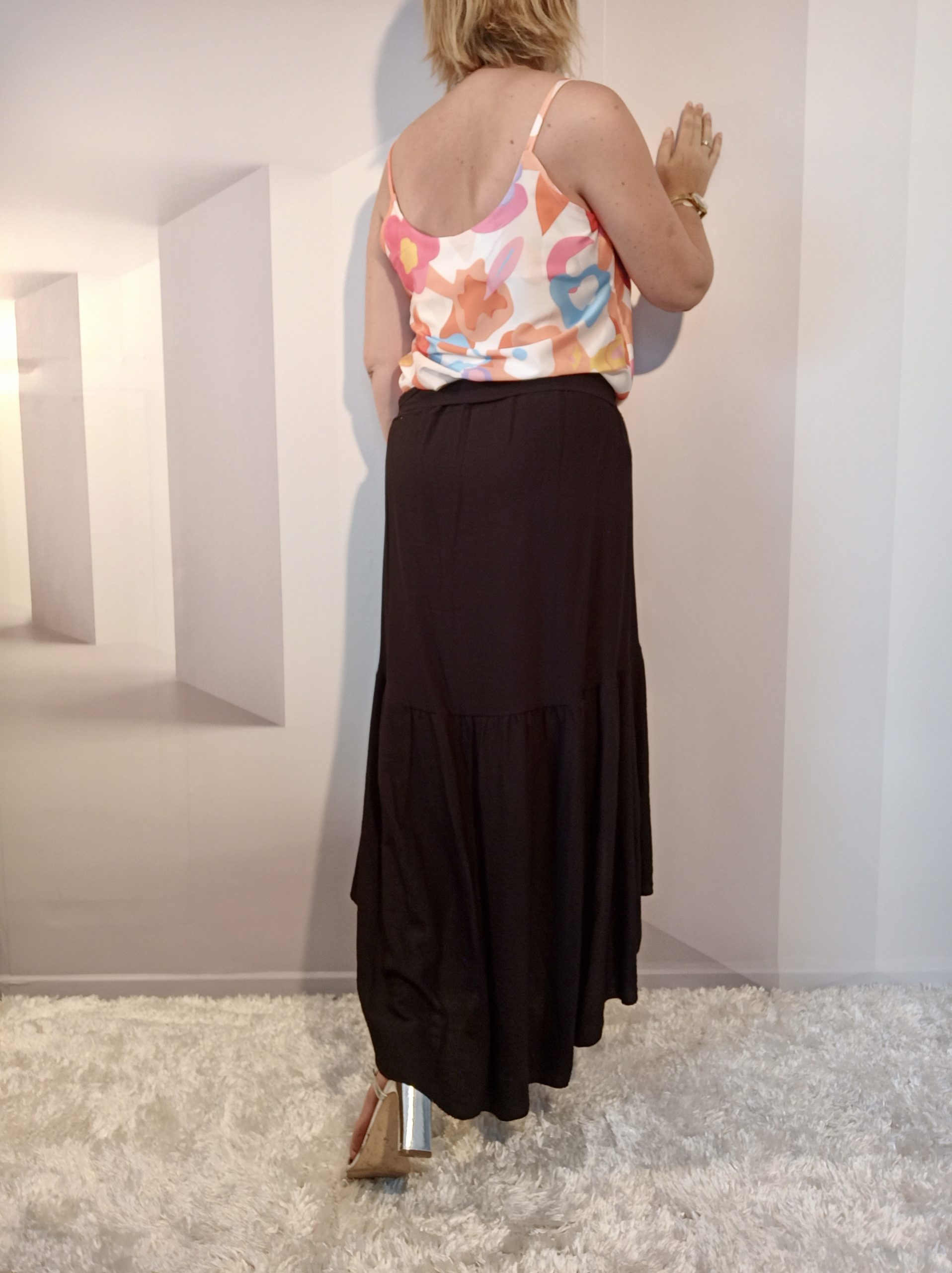 Jupe Asymétrique Noir – Image 5