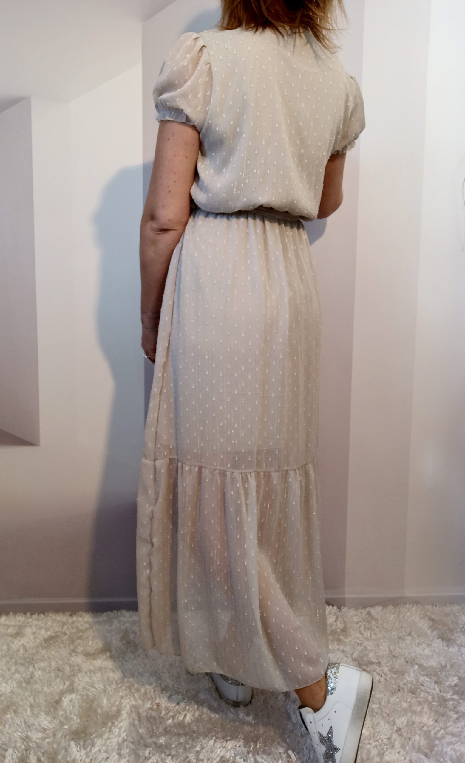 Robe Plumétis Gris – Image 5