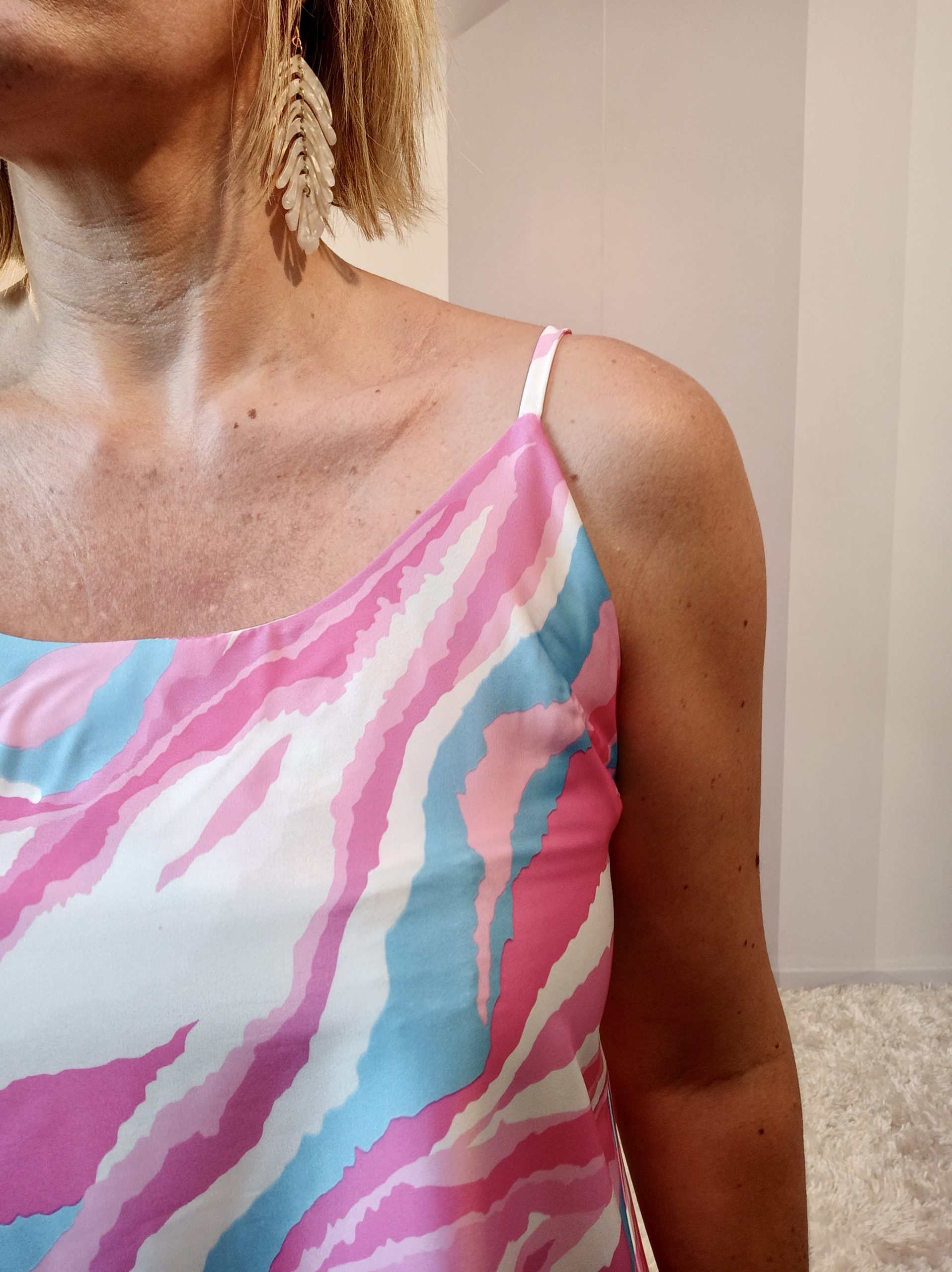 Débardeur Zébré Rose – Image 3