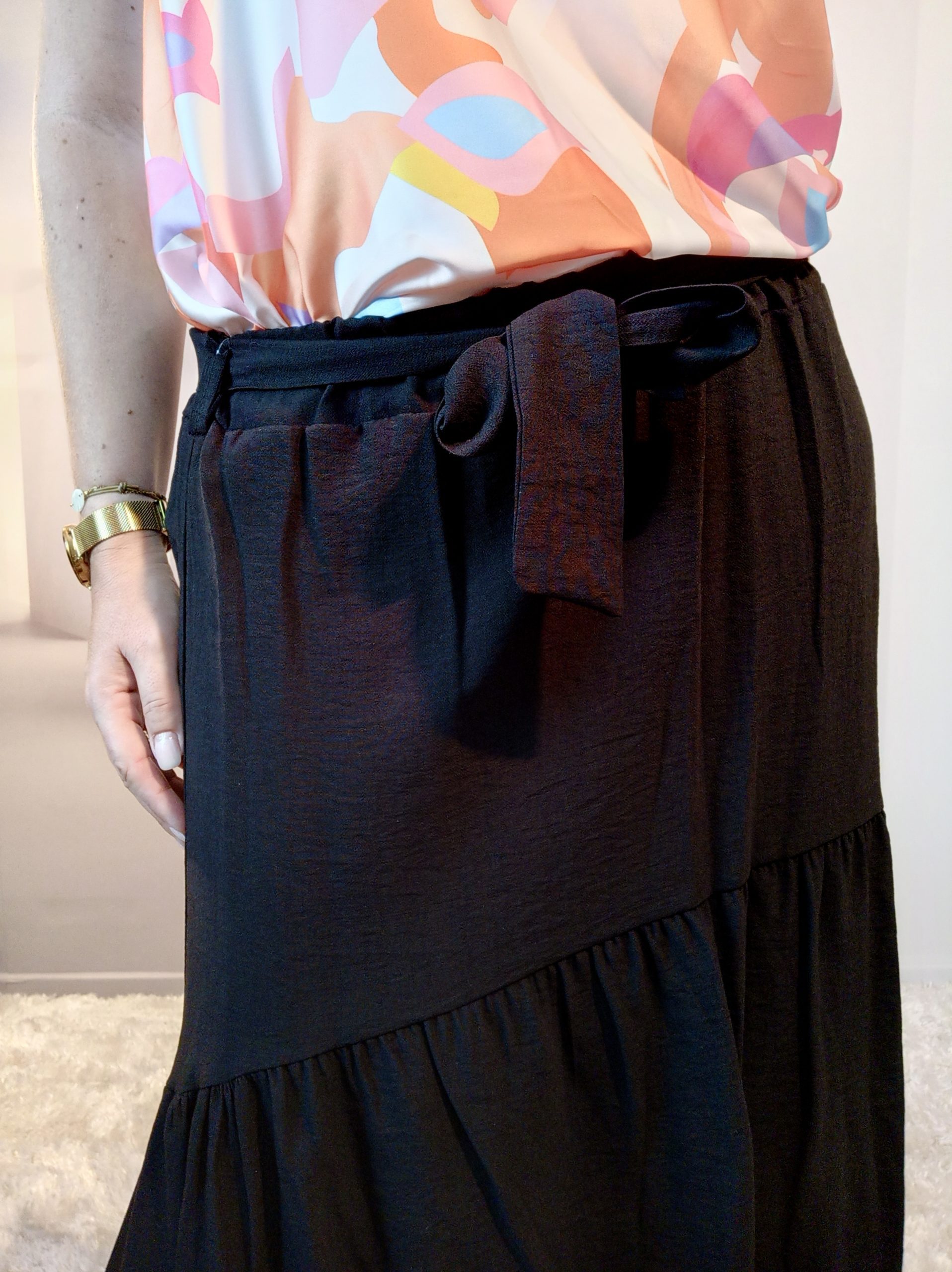 Jupe Asymétrique Noir – Image 6