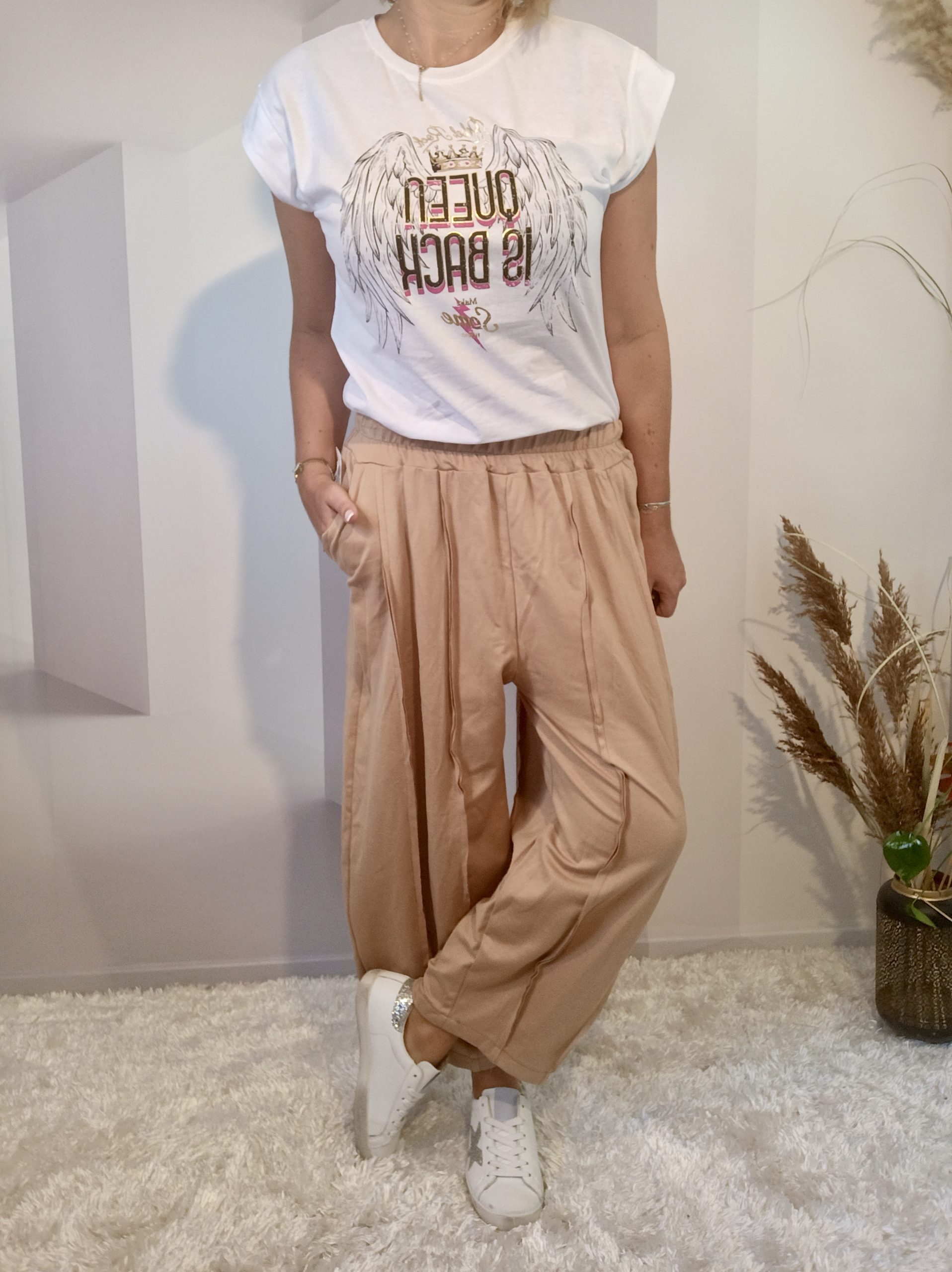 Pantalon Large Ocre – Image 2