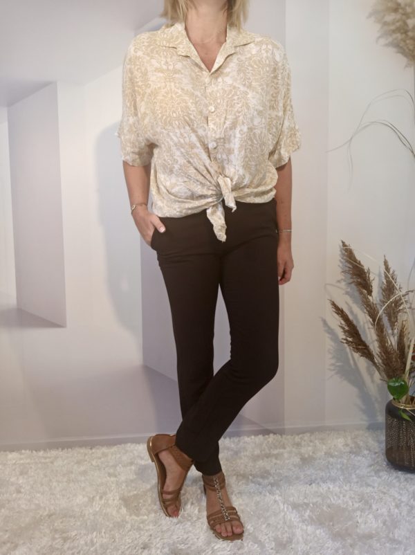 Chemise Légère Beige – Image 3