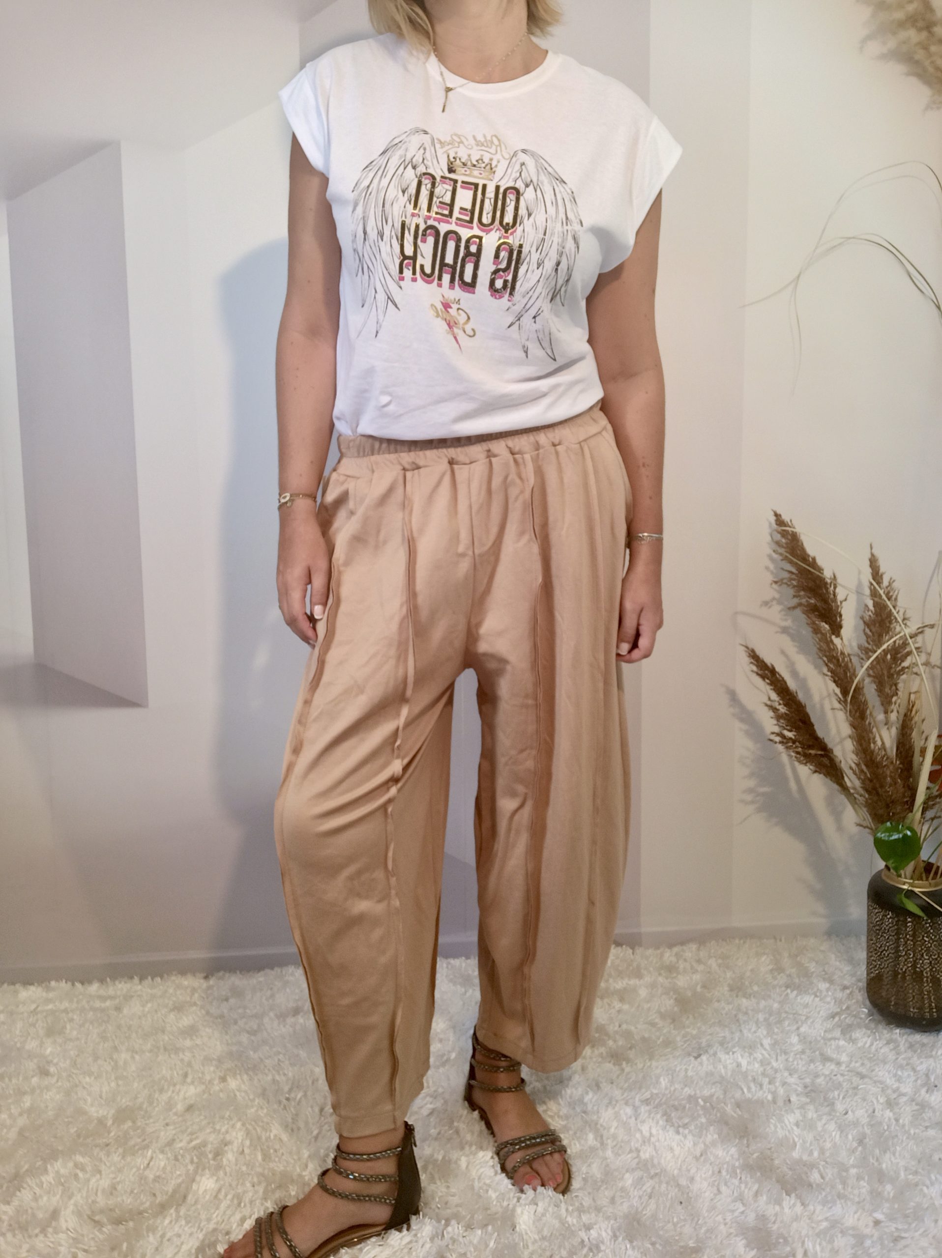 Pantalon Large Ocre – Image 3