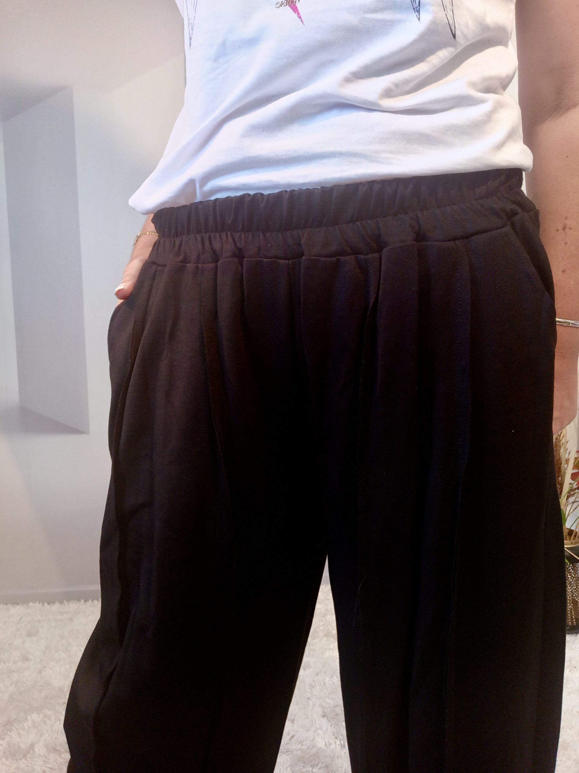 Pantalon Large Noir – Image 6