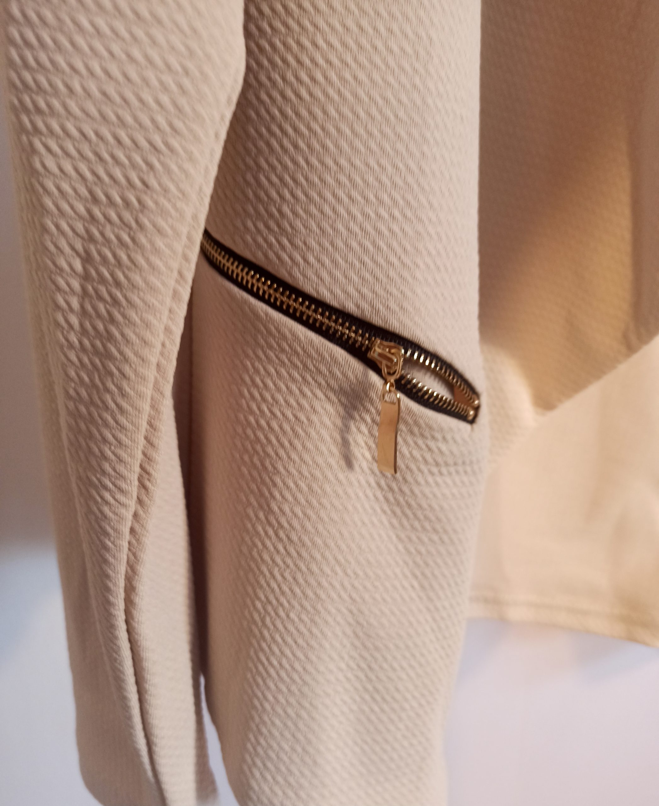 Blazer Gaufré Beige – Image 5